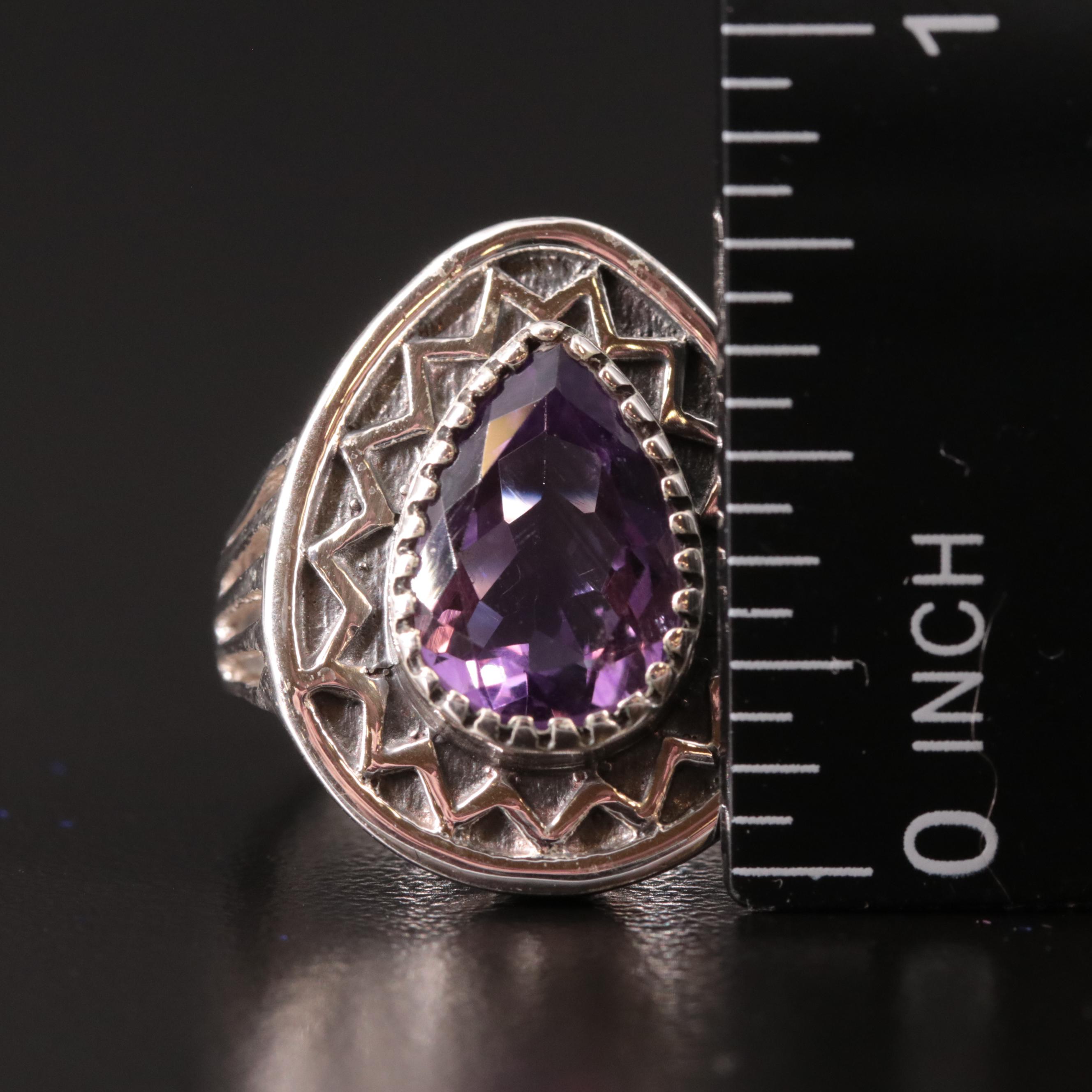 Sterling Amethyst Ring