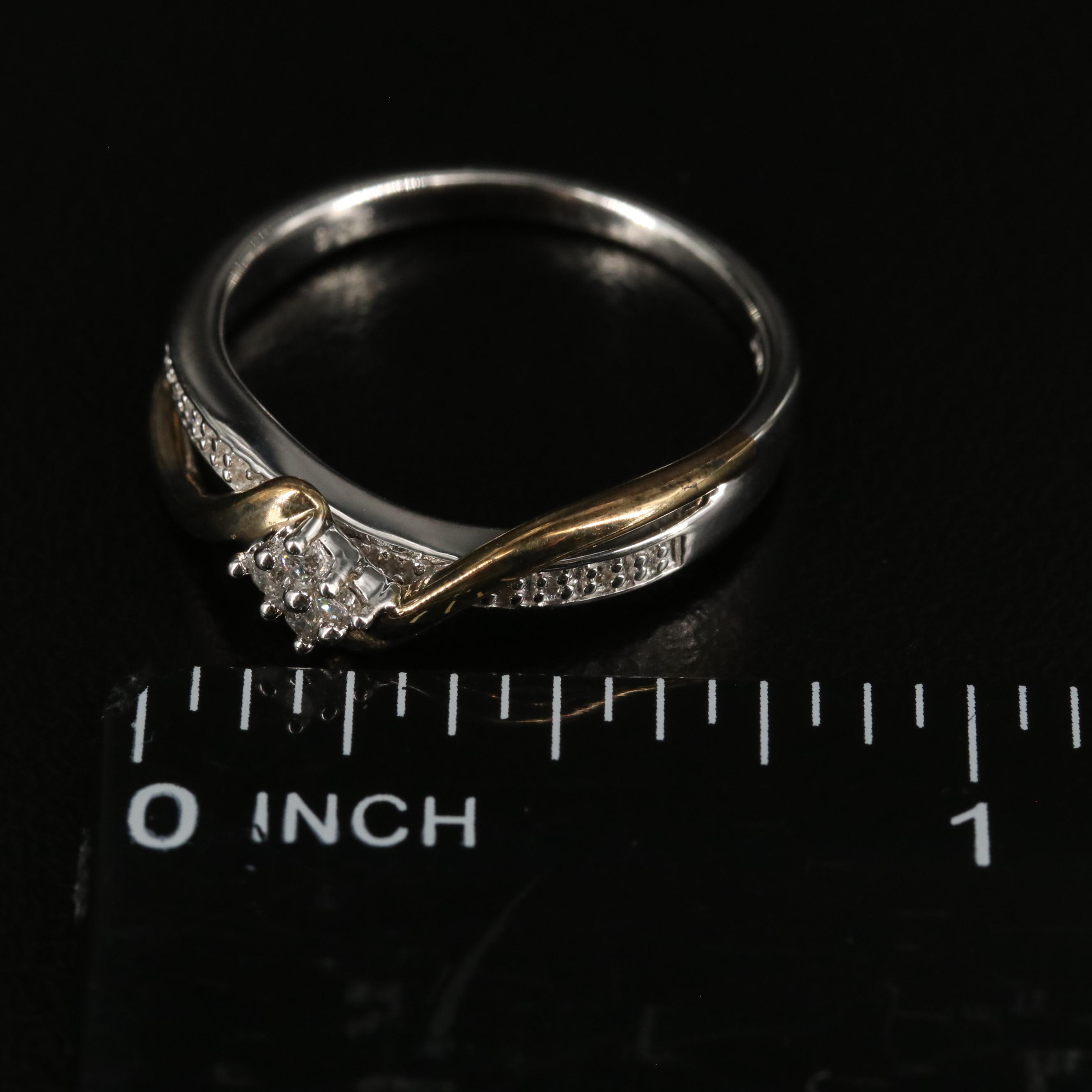 Sterling Crossover Ring