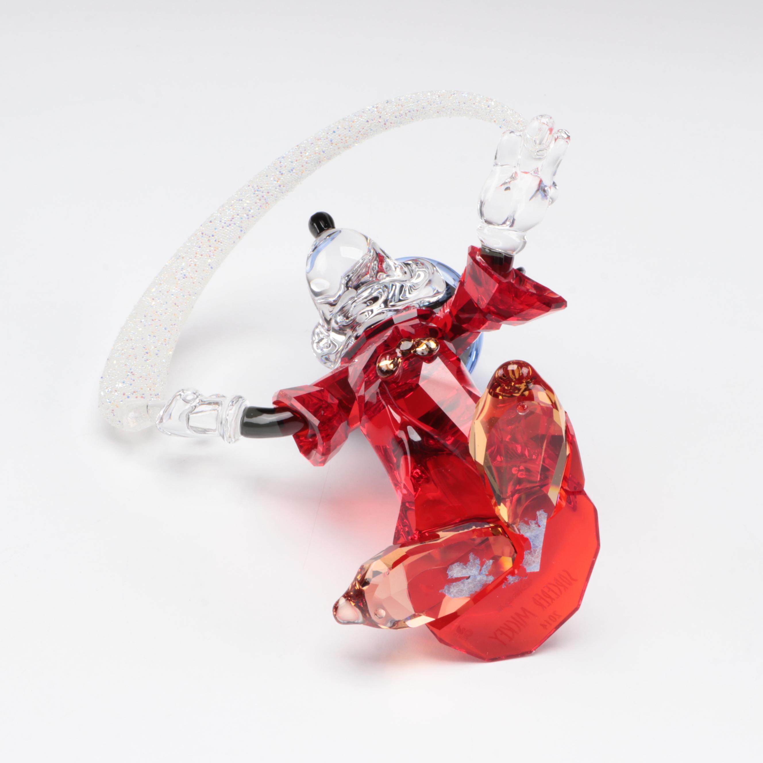 Swarovski Disney "Cinderella", "Sorcerer Mickey" and "Bambi" Crystal Figurines