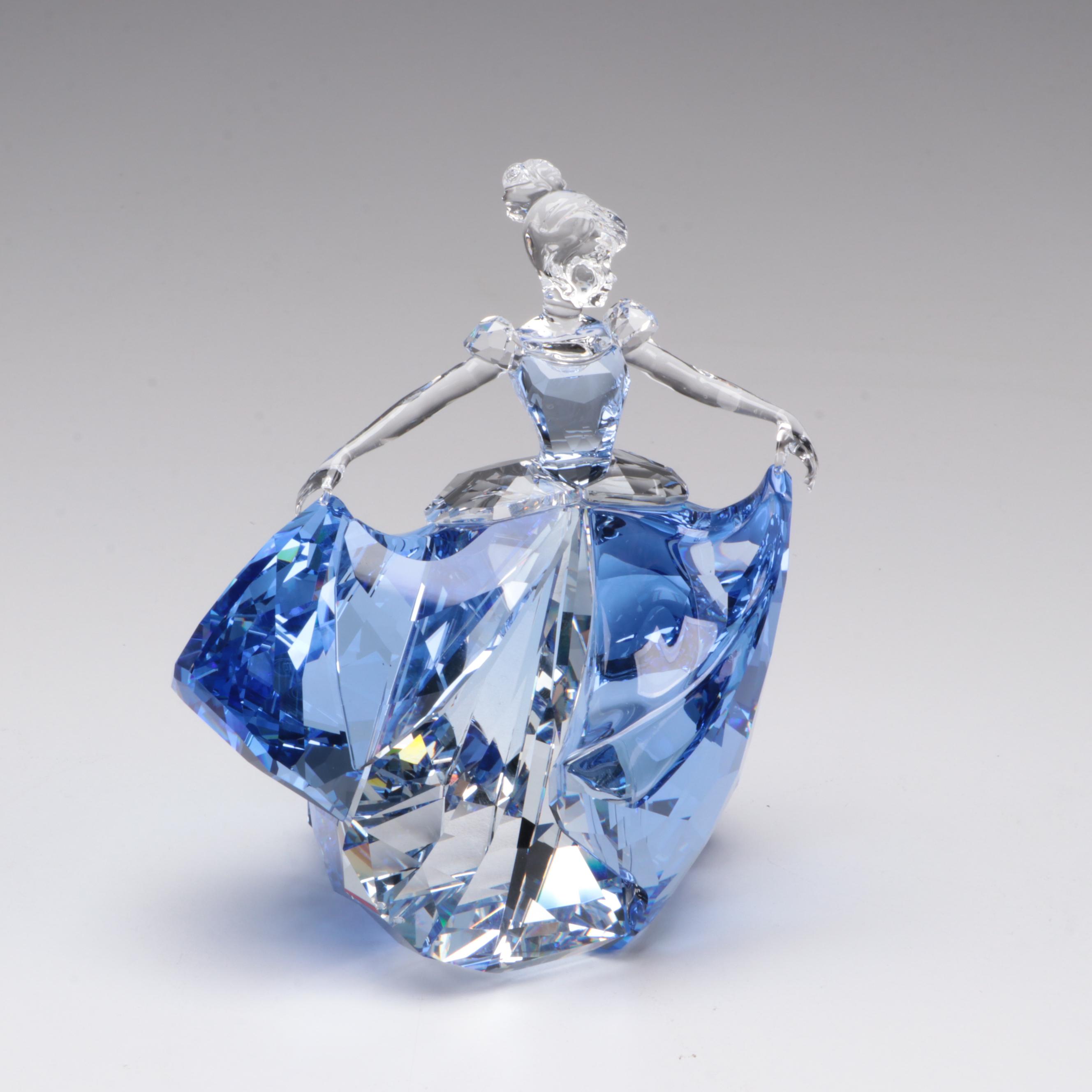 Swarovski Disney "Cinderella", "Sorcerer Mickey" and "Bambi" Crystal Figurines