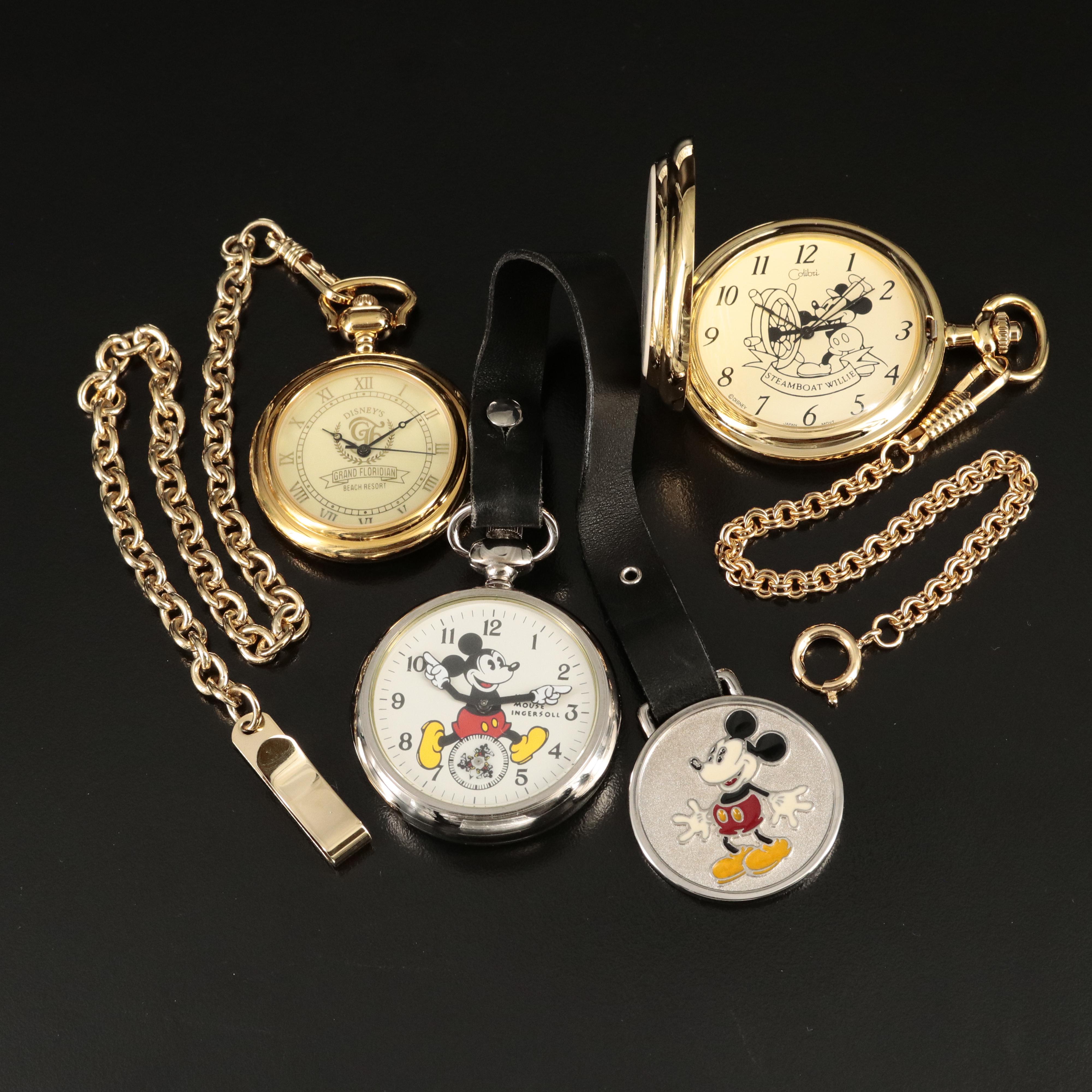 Trio of Disney Pocket Watches