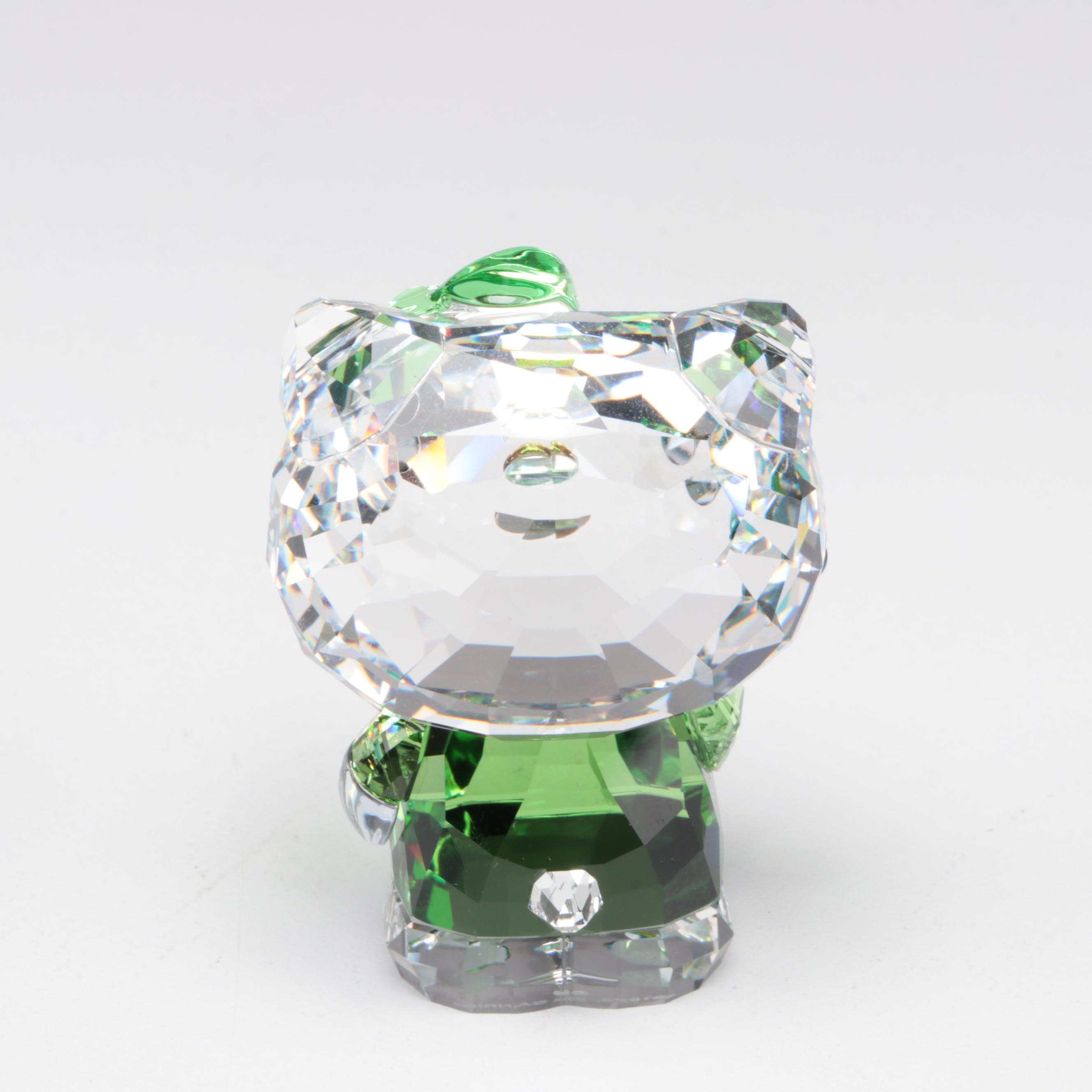 Swarovski "Hello Kitty Lucky Charm" and Other Crystal Figurines