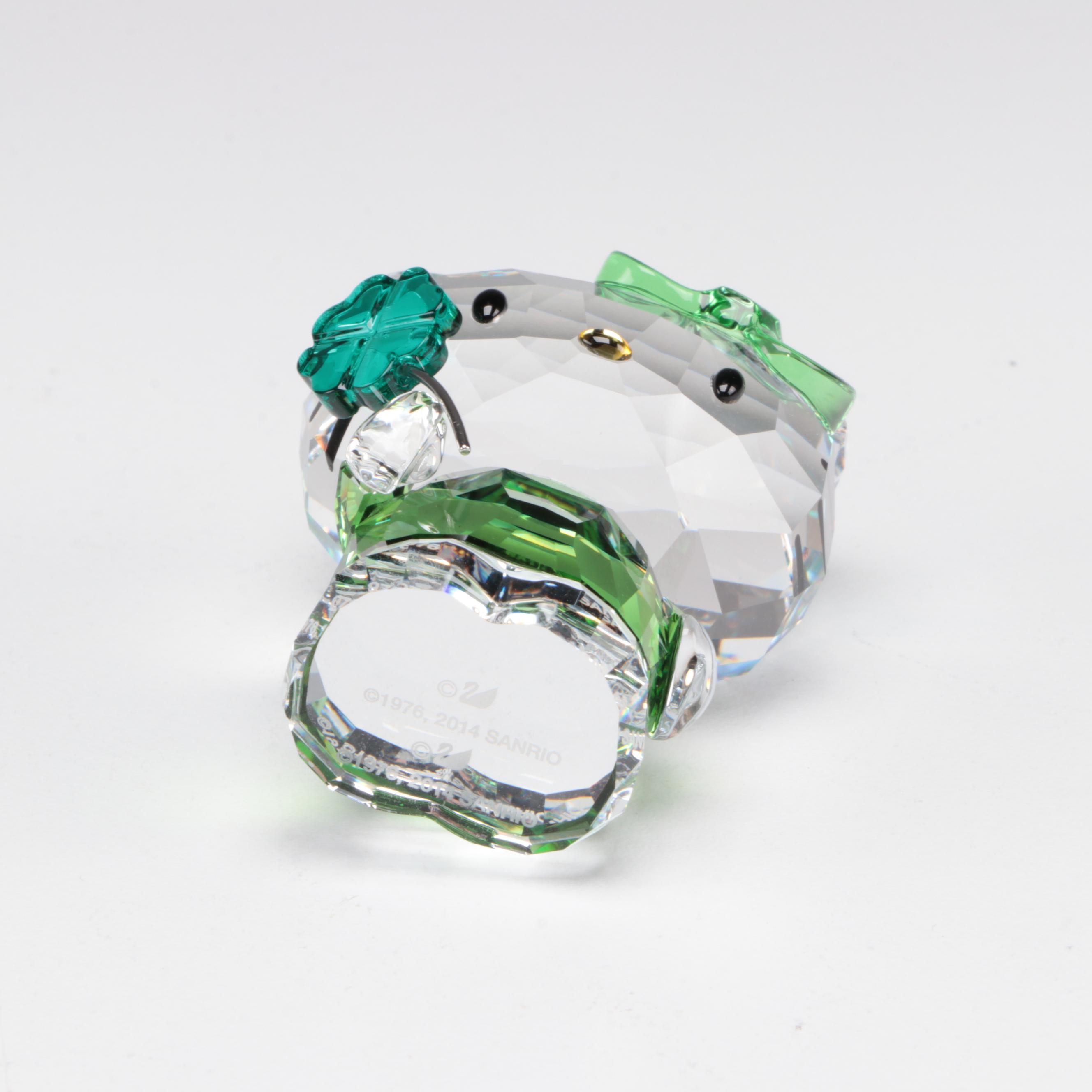 Swarovski "Hello Kitty Lucky Charm" and Other Crystal Figurines