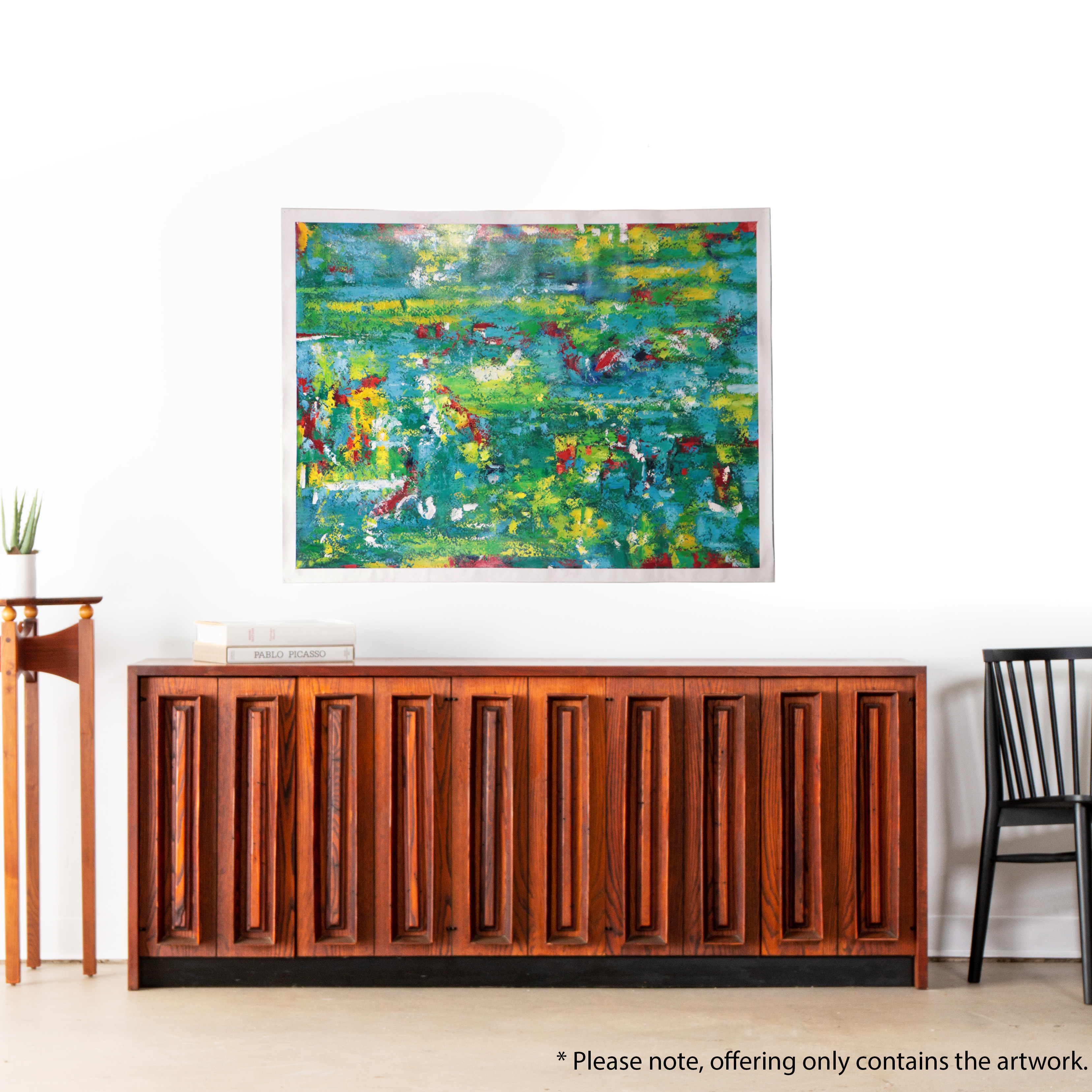 Zheng Non-Objective Abstract Oil Painting