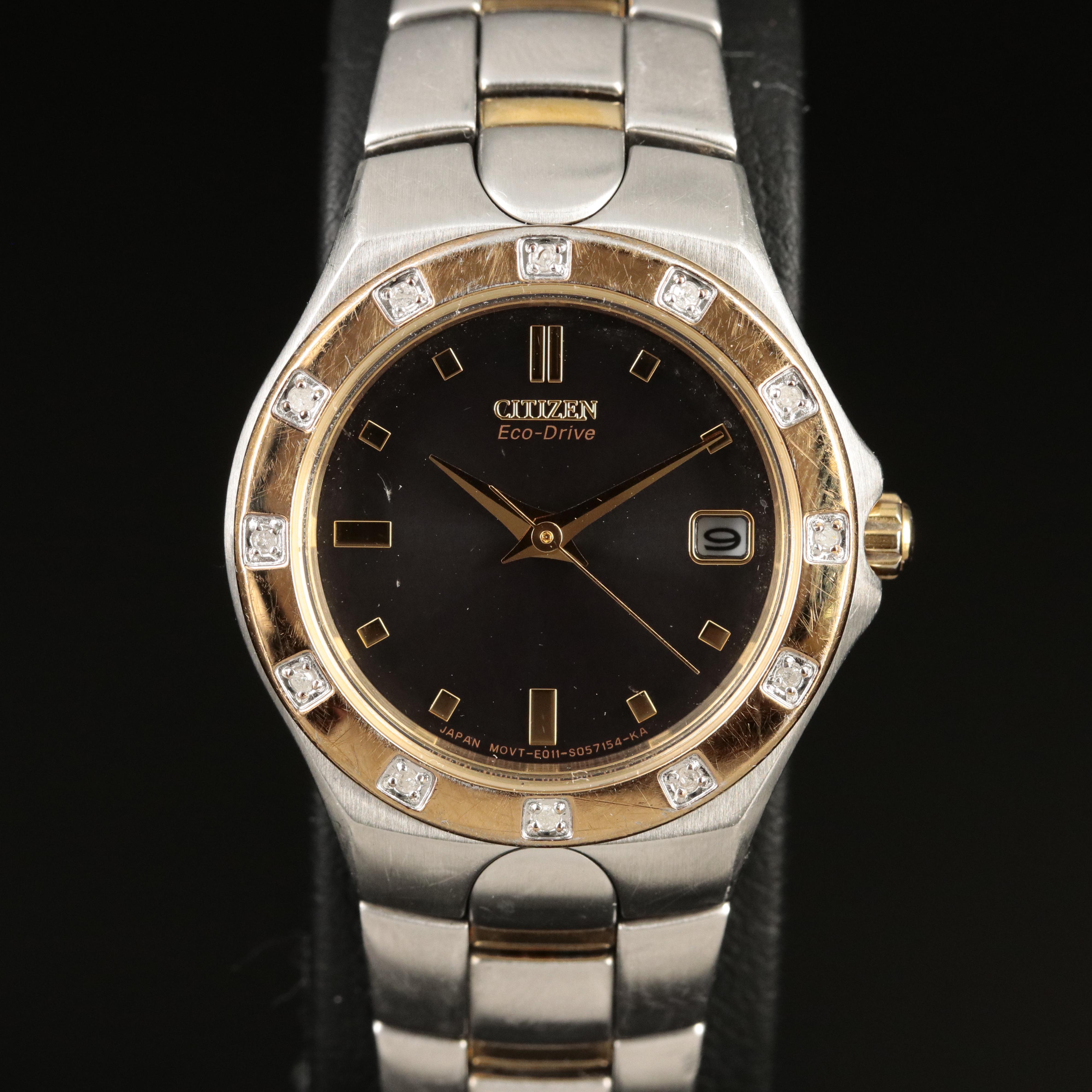 Citizen Eco-Drive Two-Tone Diamond Watch