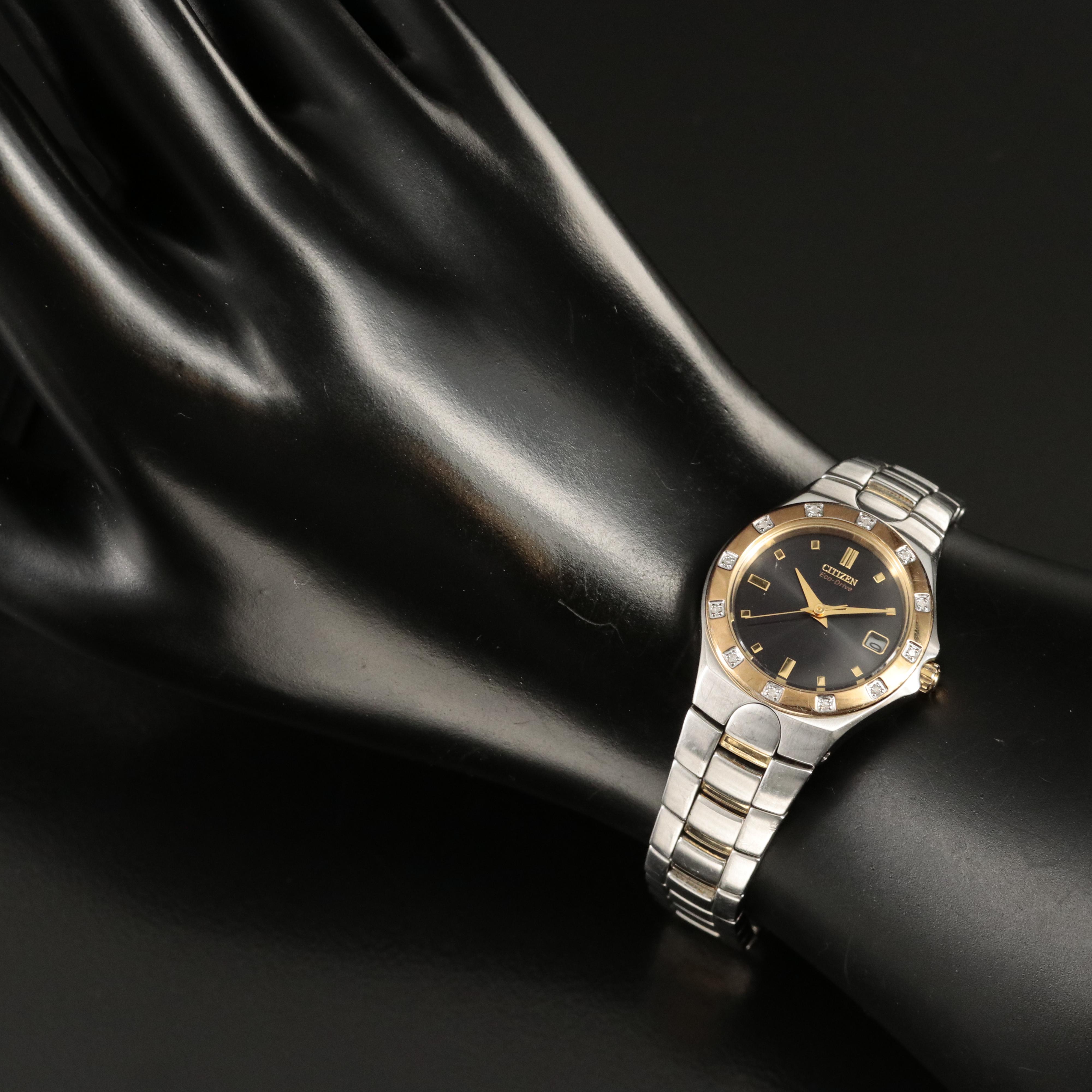 Citizen Eco-Drive Two-Tone Diamond Watch