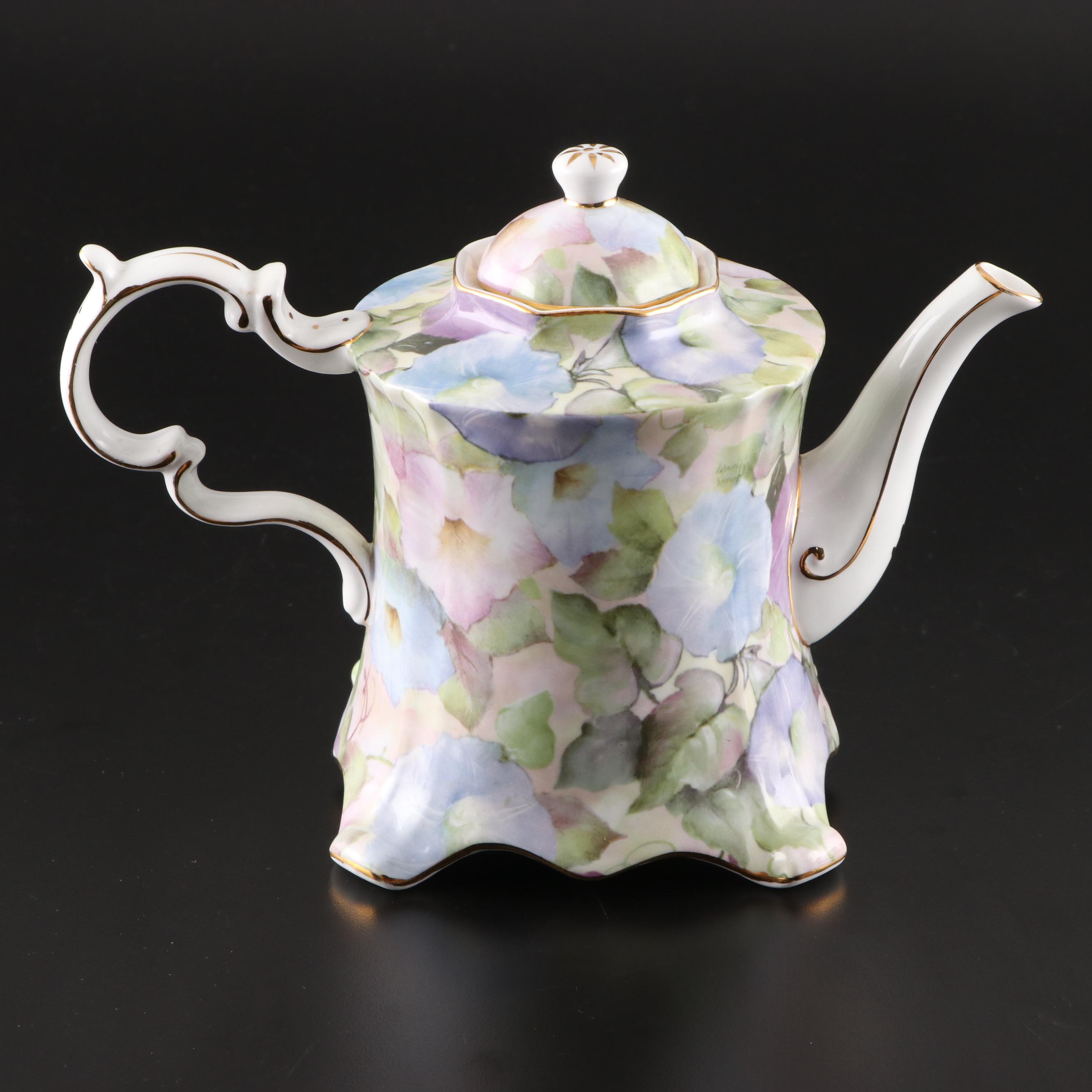 Chinese Porcelain Tea Set with Coffee Cups