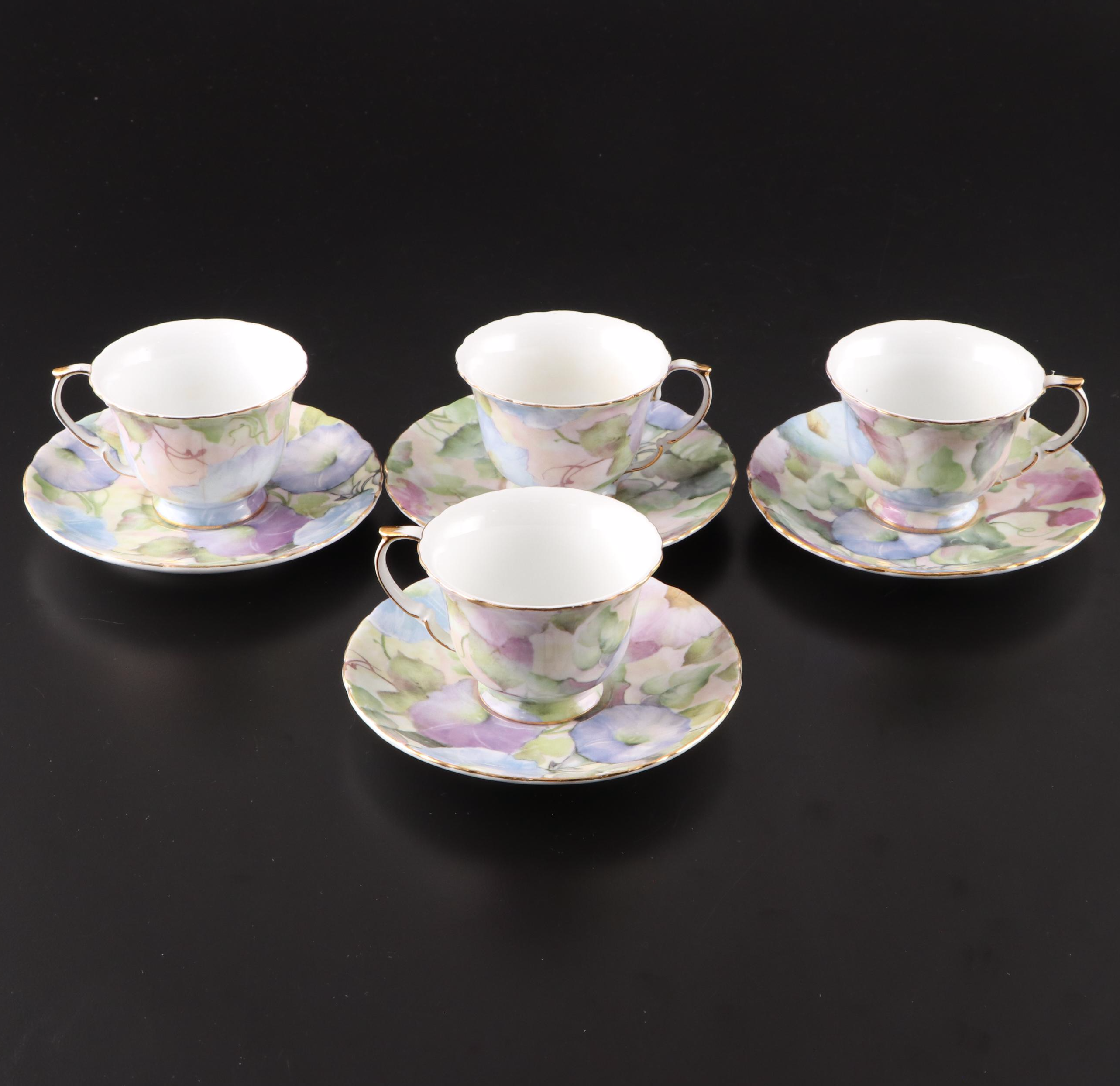 Chinese Porcelain Tea Set with Coffee Cups