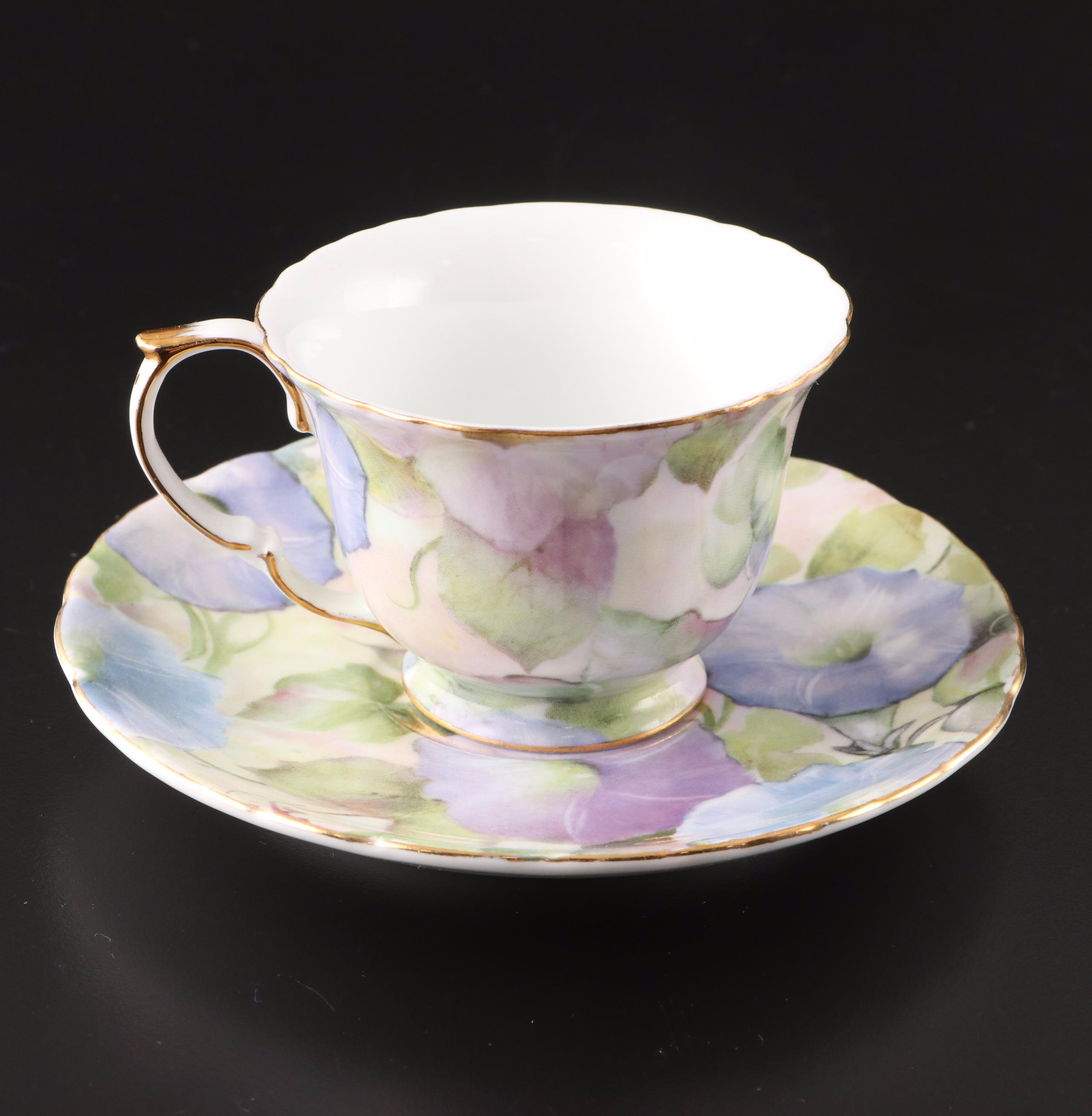 Chinese Porcelain Tea Set with Coffee Cups
