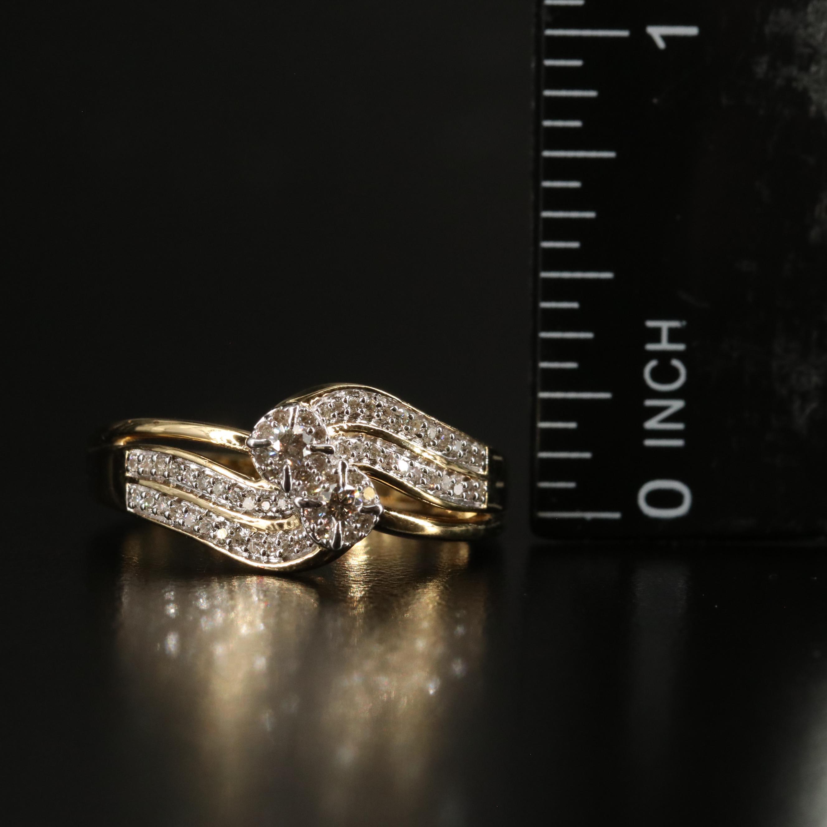 Sterling 0.26 CTW Diamond Ring