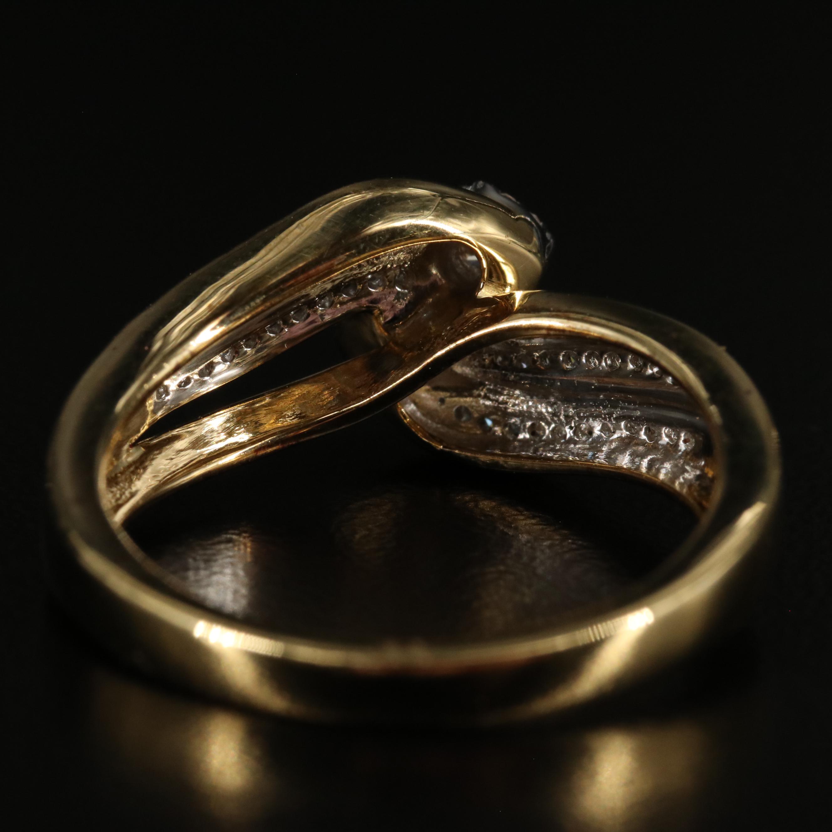 Sterling 0.26 CTW Diamond Ring