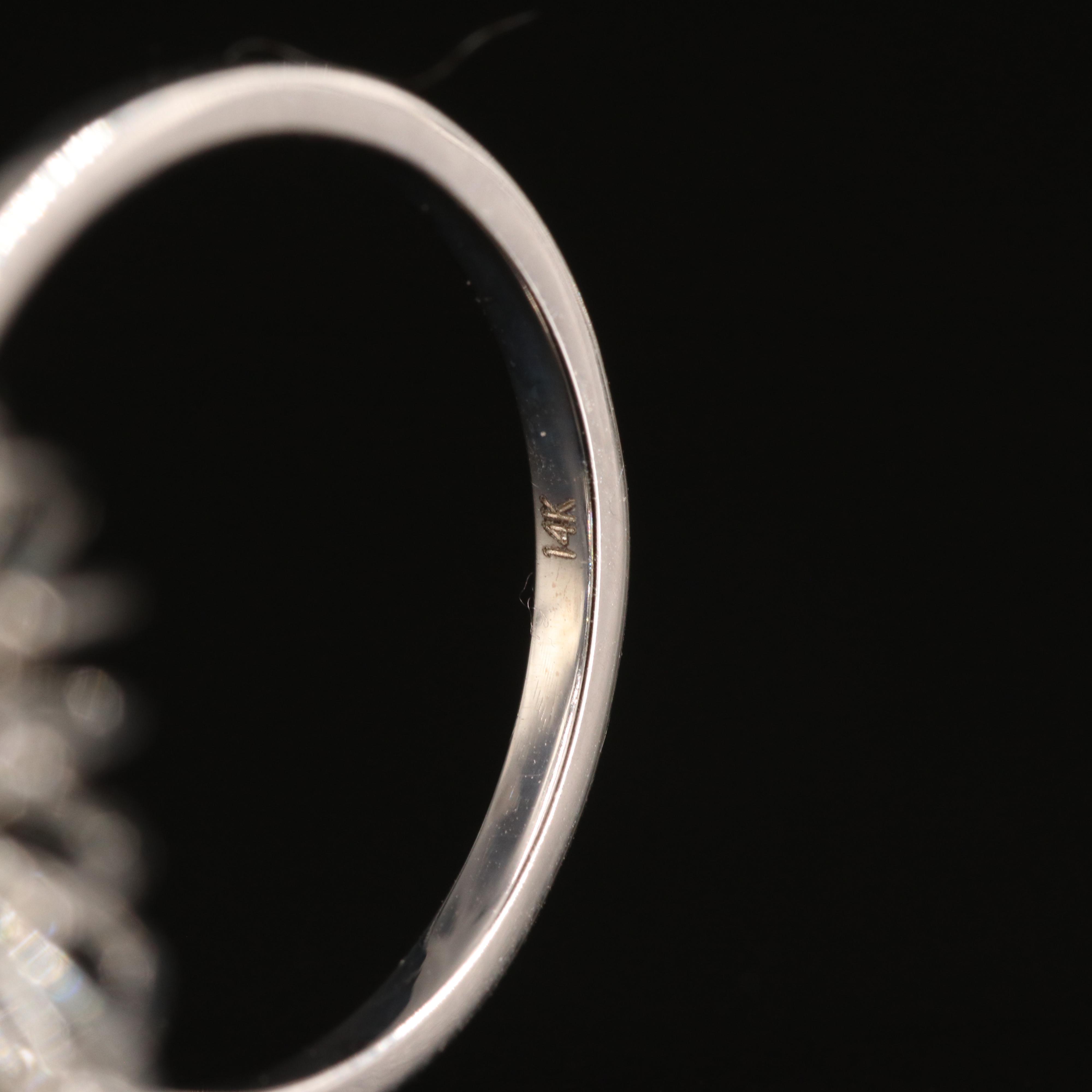 14K 18.12 CT Aquamarine and Diamond Ring