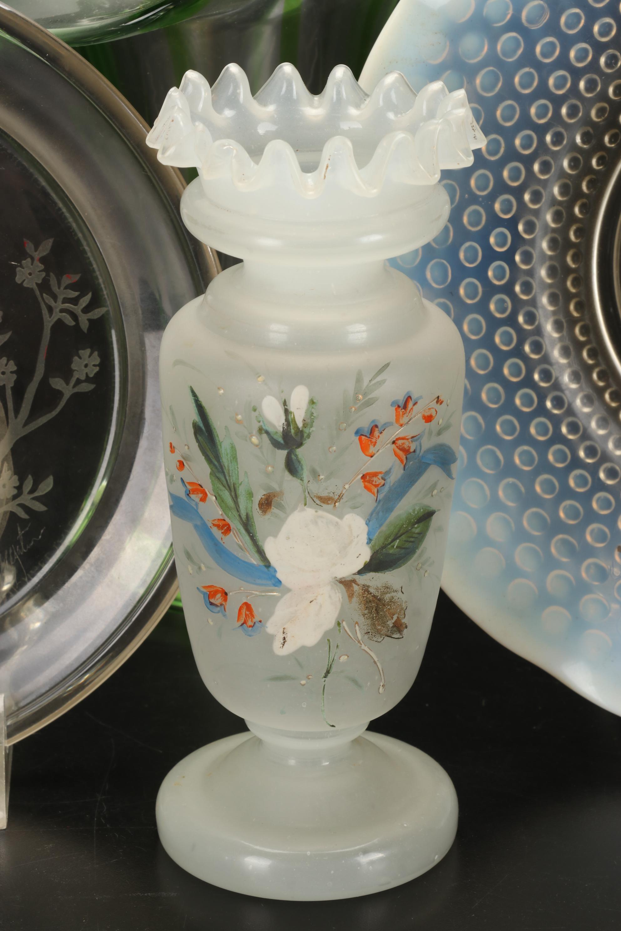 Art Glass Vases, Bowls, and More Featuring Fenton