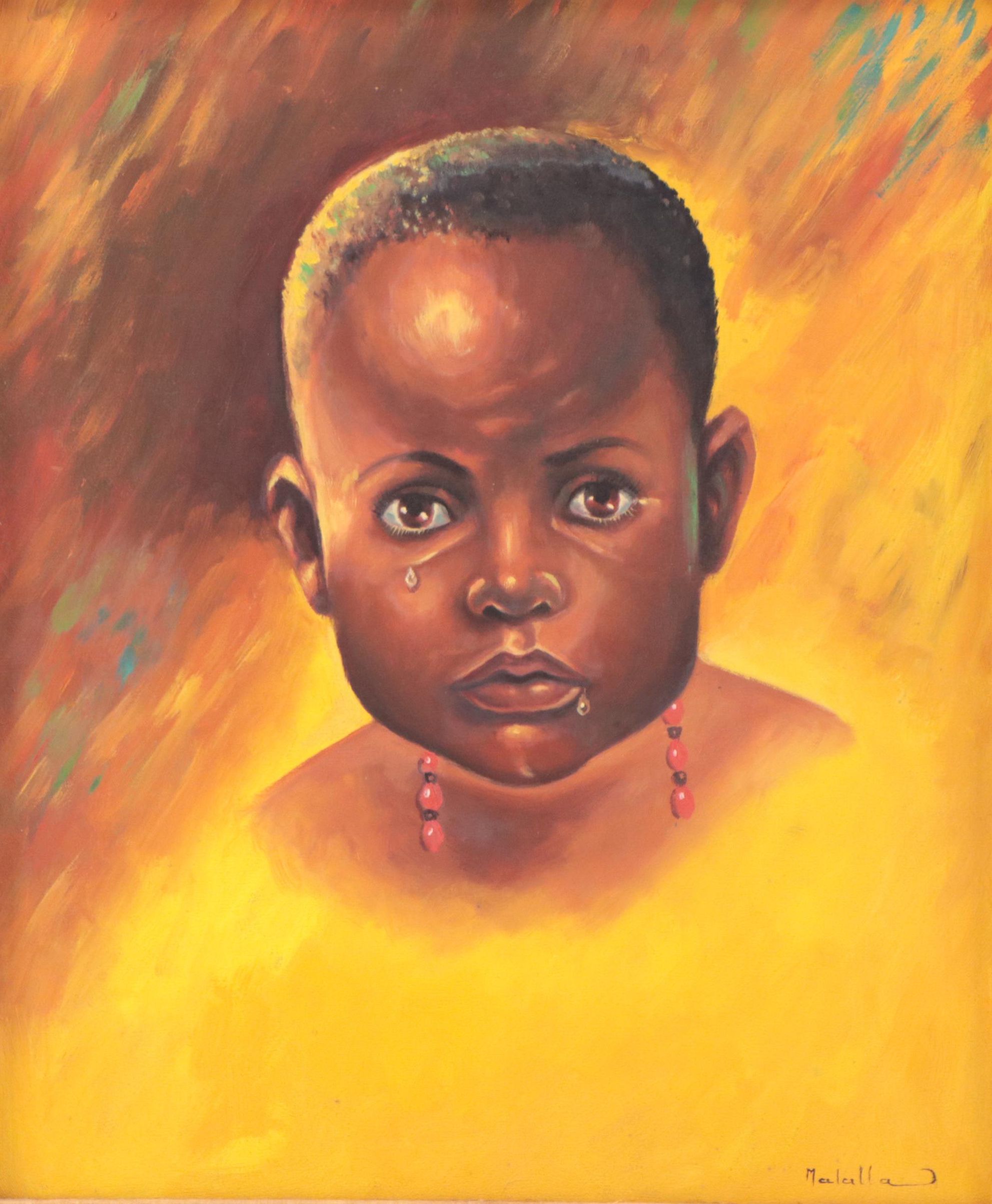 Oil Painting of Child Portrait