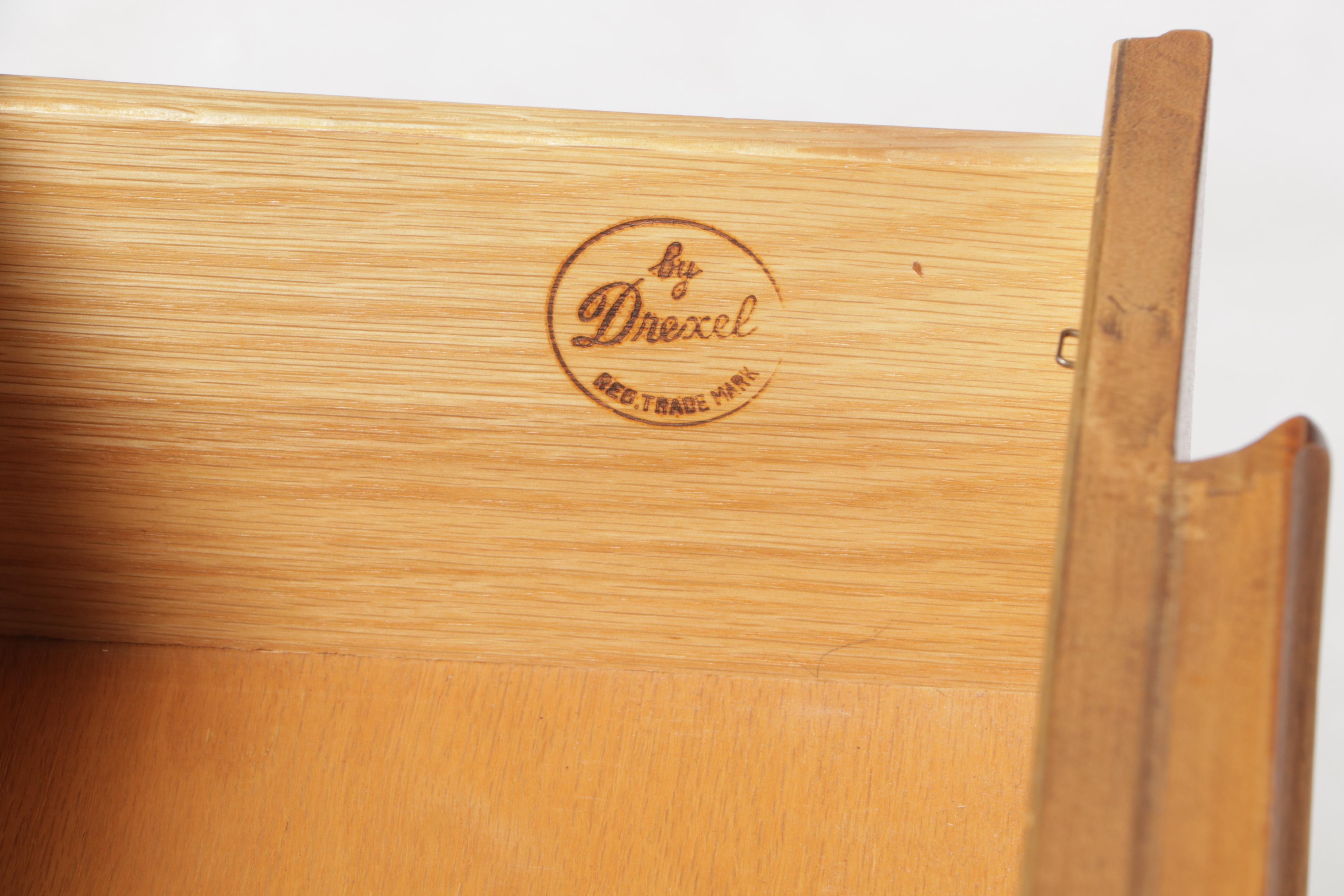 Drexel "Parallel" Mid Century Modern Walnut Nine-Drawer Chest