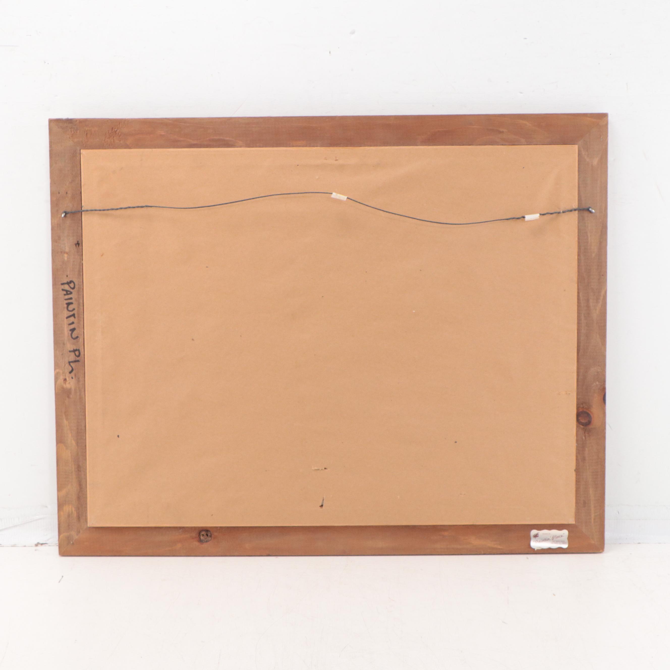 Dan Burne Jones Wilderness Landscape Oil Painting, 1956