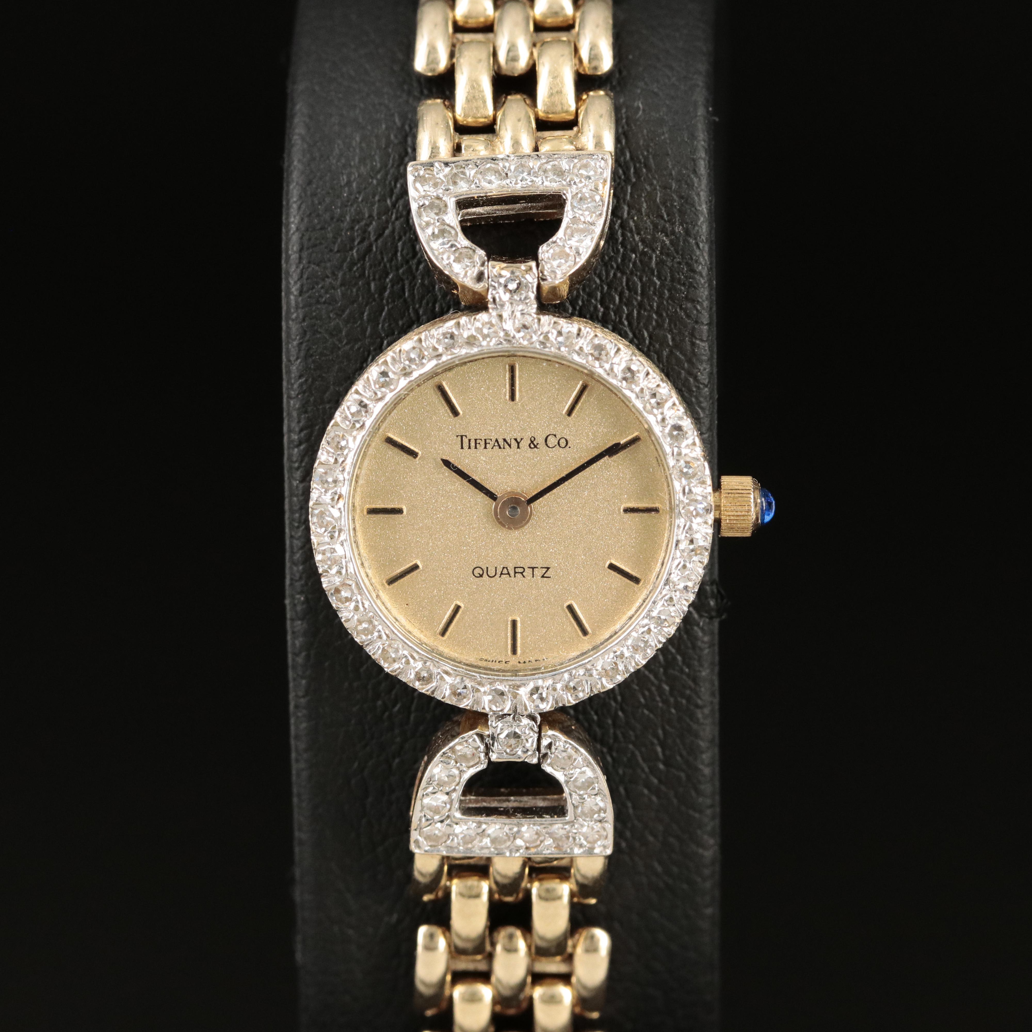 14K Cyma Diamond Quartz Watch for Tiffany & Co.