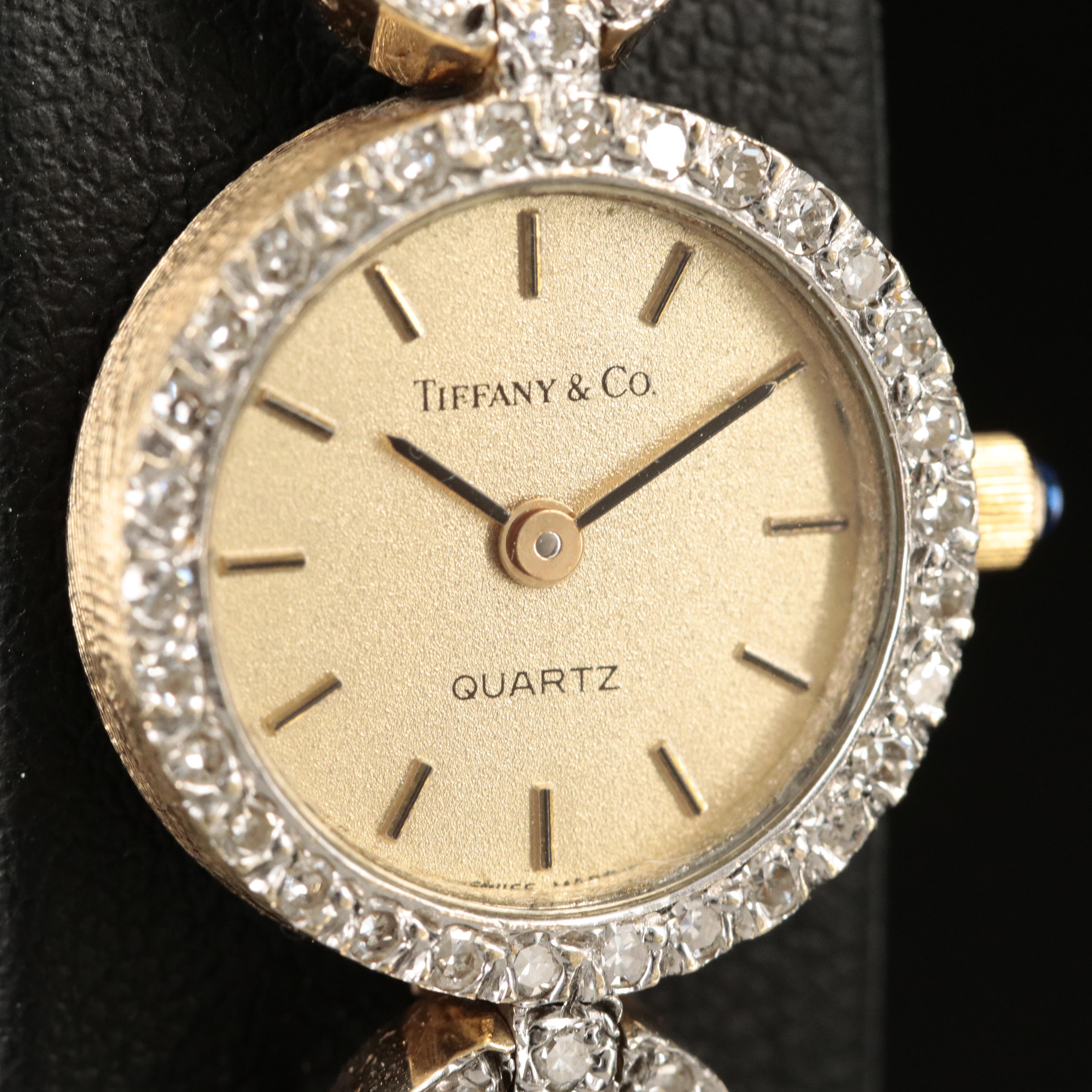 14K Cyma Diamond Quartz Watch for Tiffany & Co.