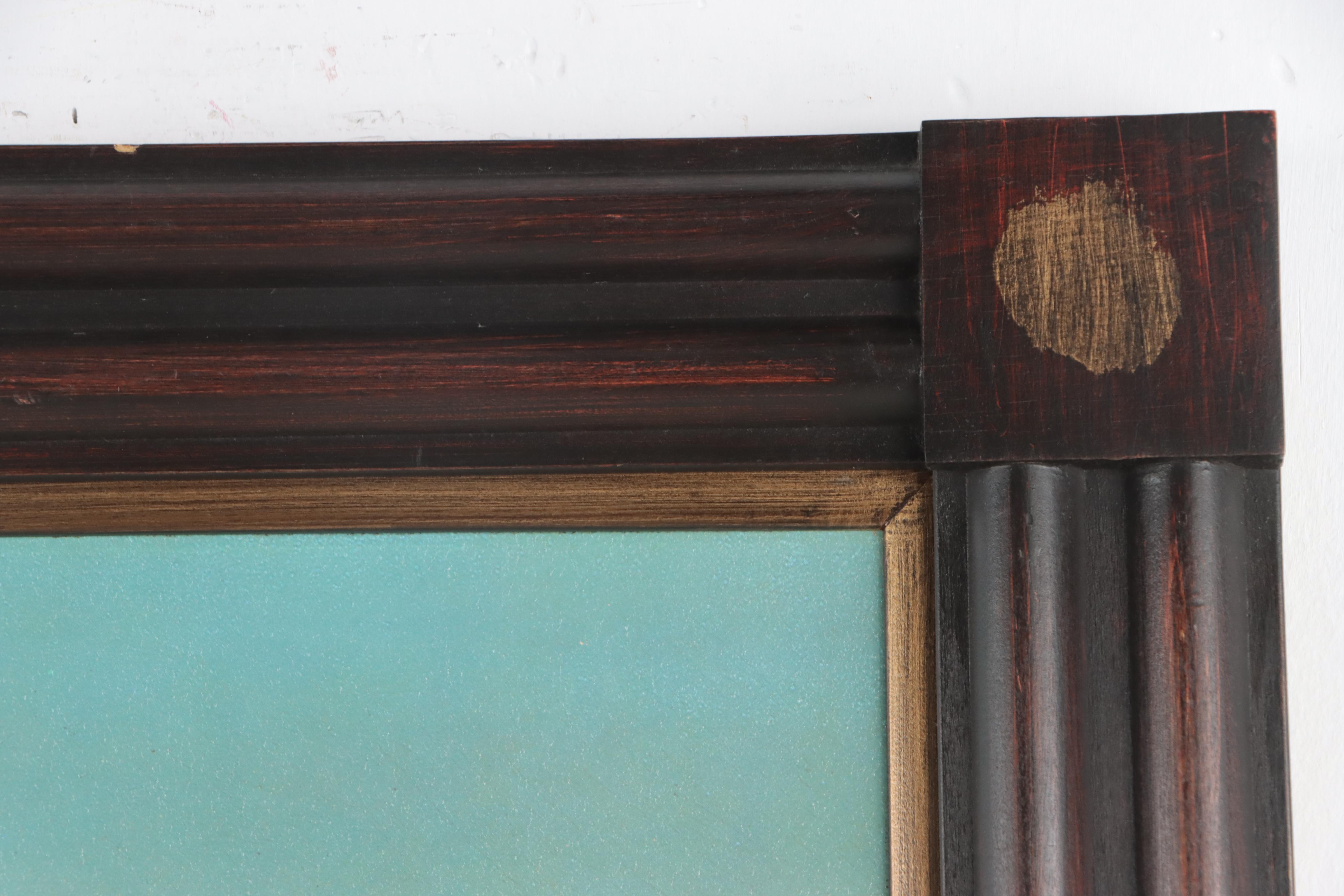 Offset Lithograph of Naval Scene After Fitz Henry Lane "Boston Harbor"