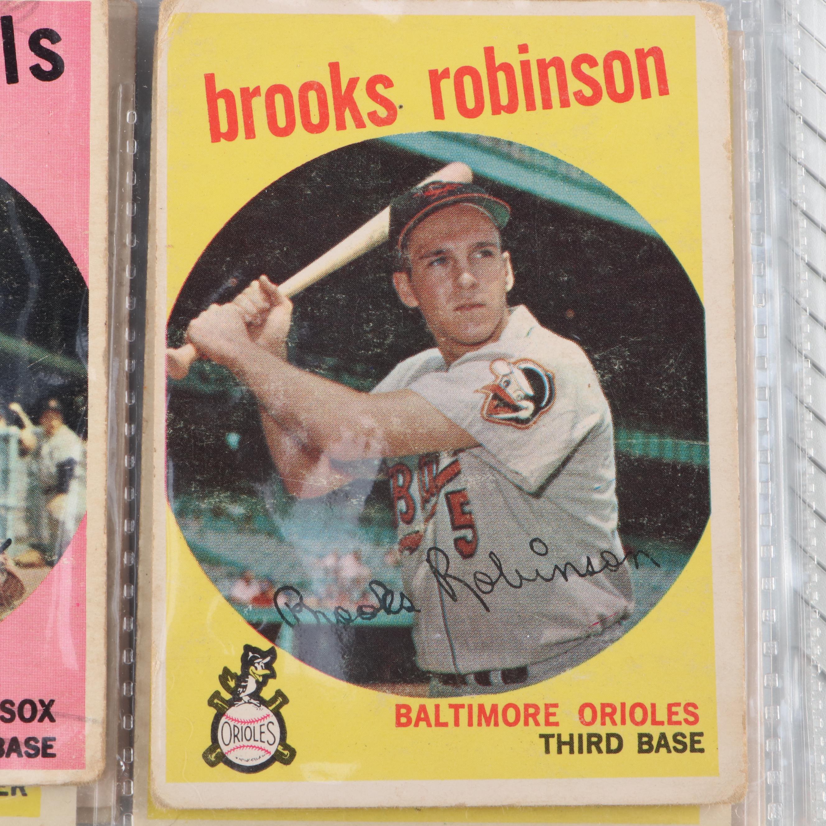 1959 Topps Baseball Cards with Stan Williams, Brooks Robinson, and More