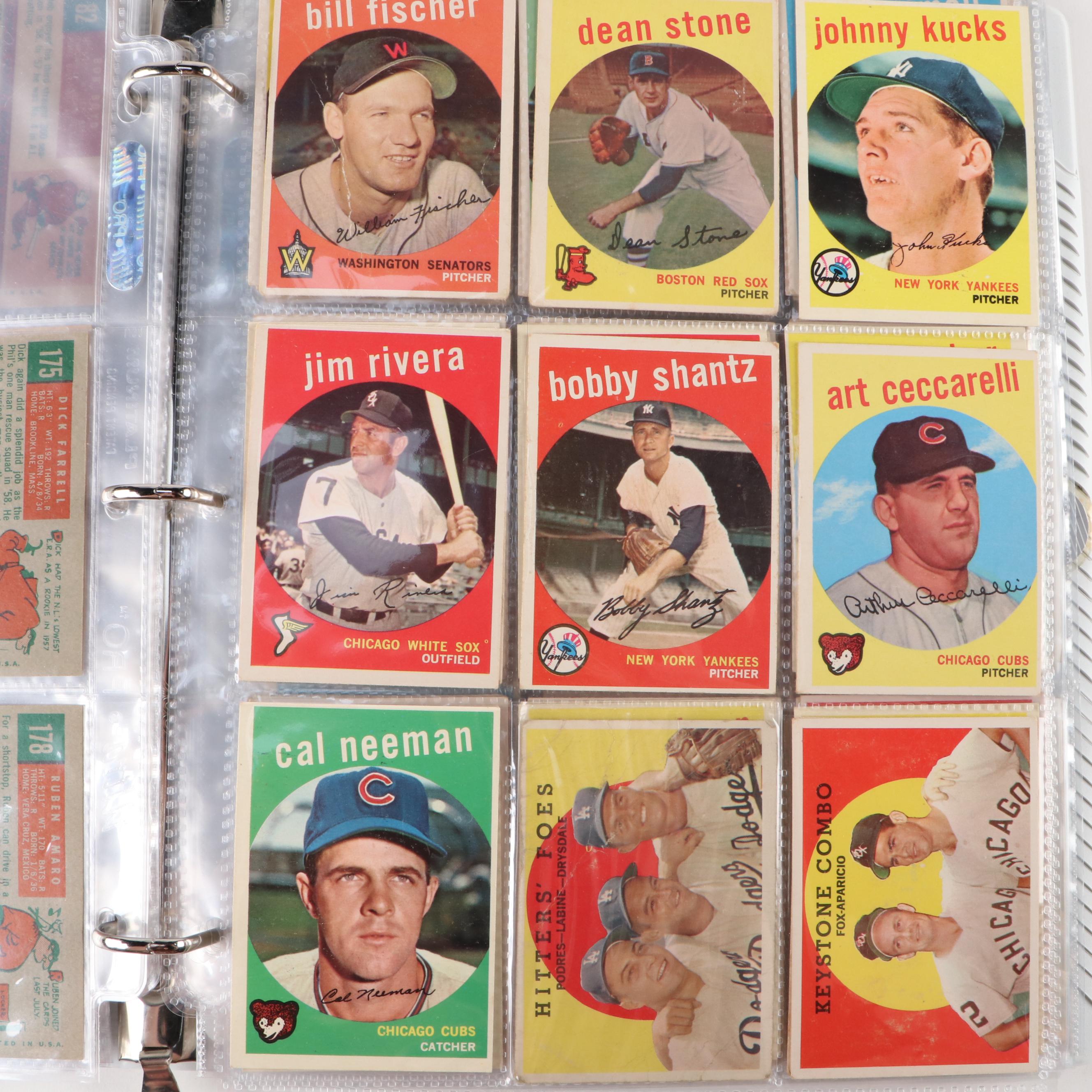 1959 Topps Baseball Cards with Stan Williams, Brooks Robinson, and More
