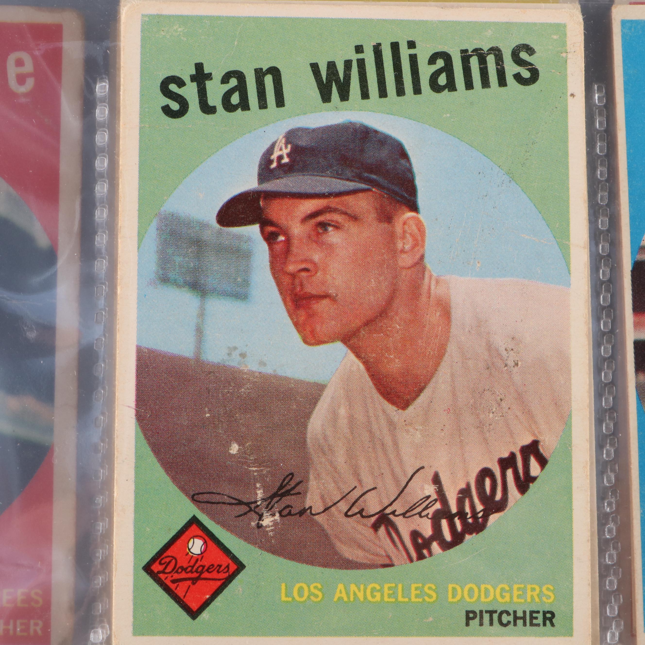 1959 Topps Baseball Cards with Stan Williams, Brooks Robinson, and More