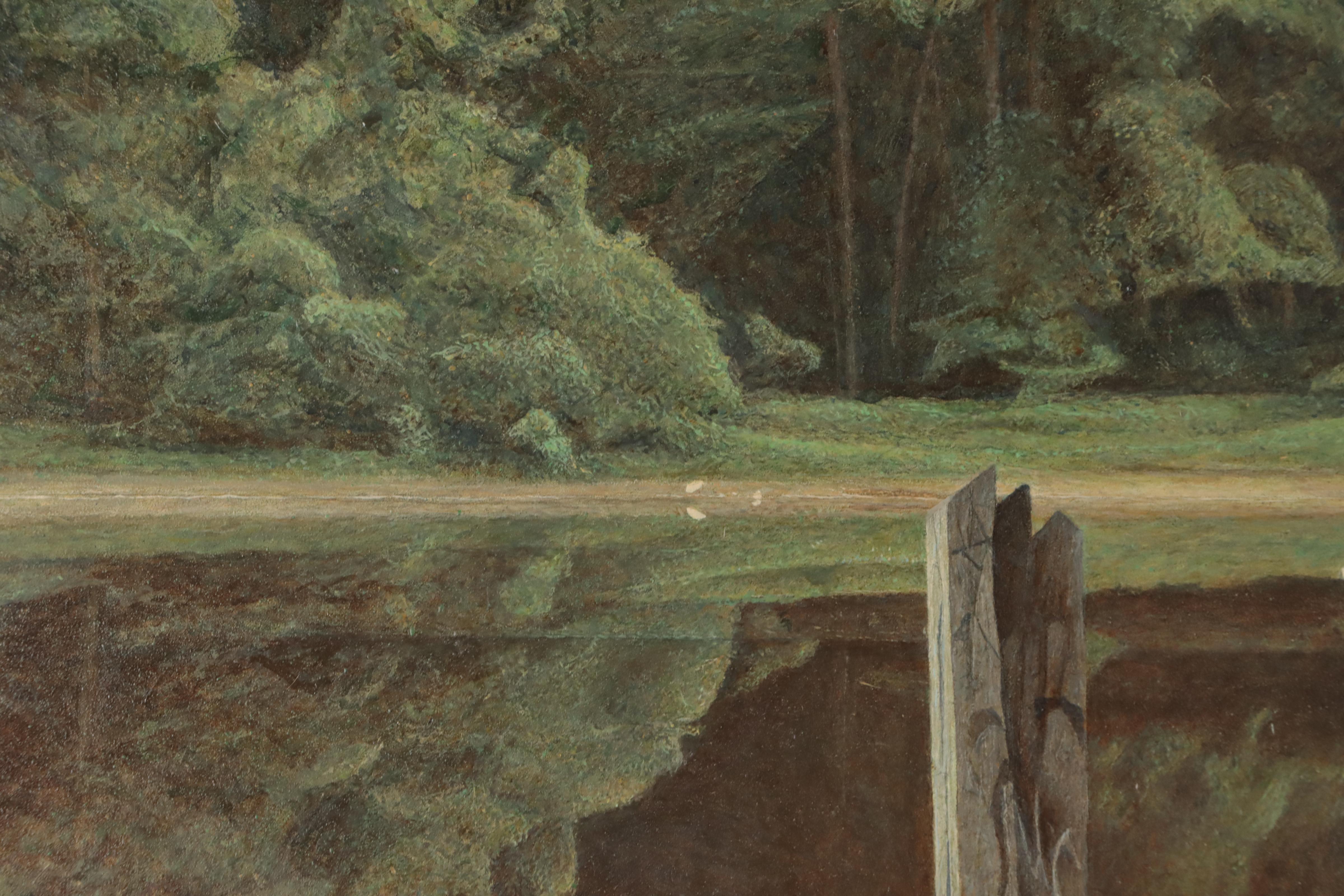 Philip B. White Oil Painting "Dandelions and Daydreams," 2005