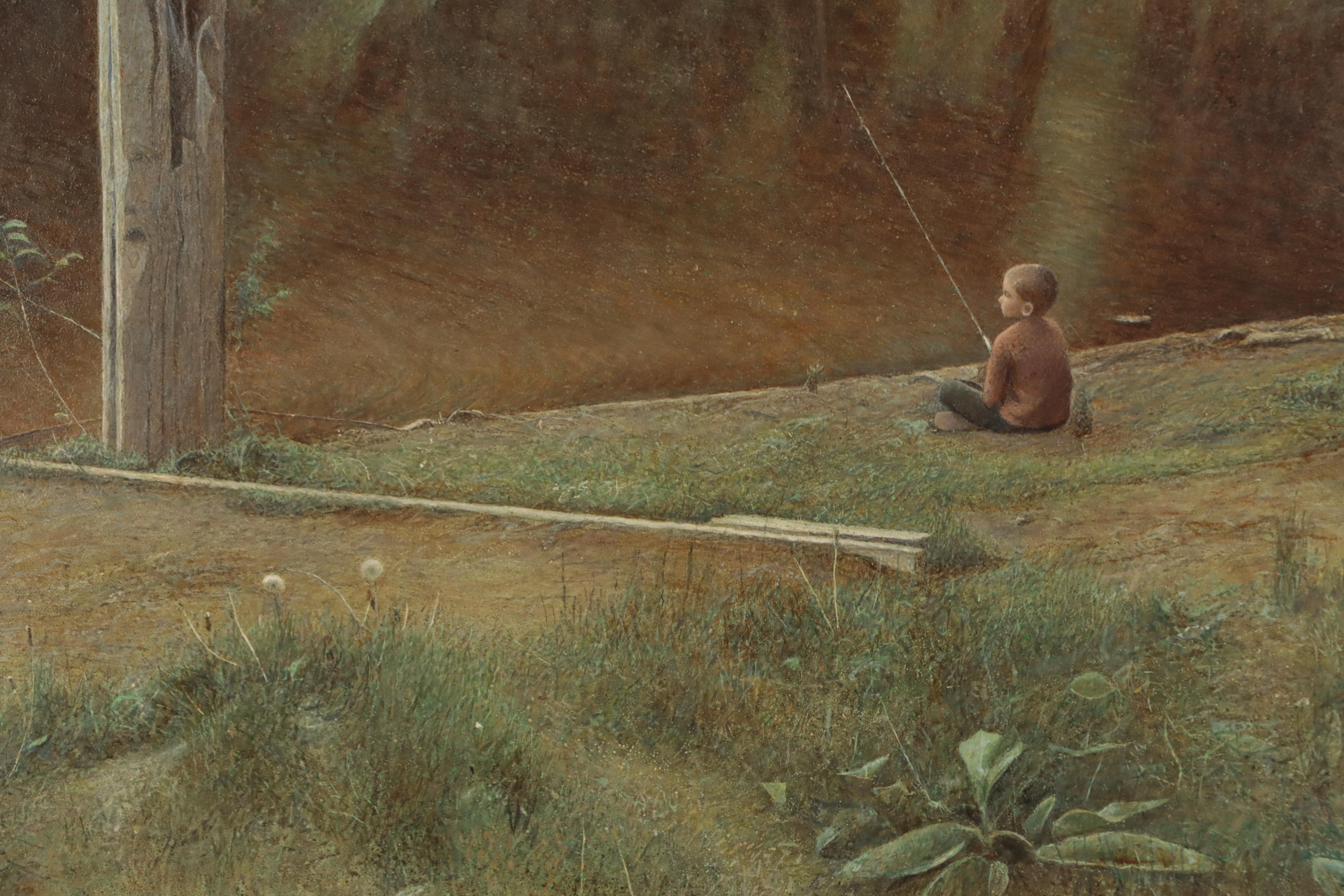 Philip B. White Oil Painting "Dandelions and Daydreams," 2005