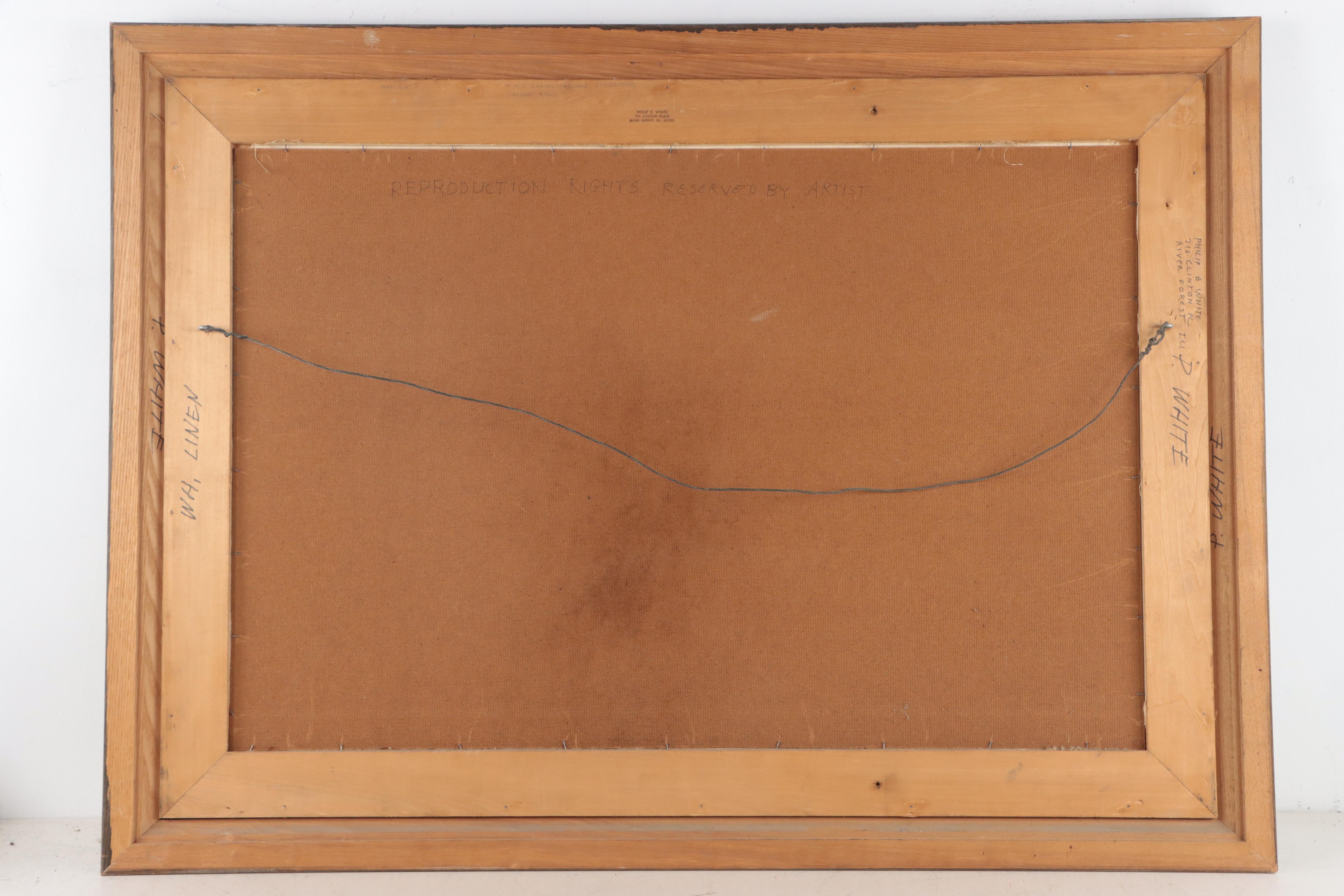 Philip B. White Oil Painting "Dandelions and Daydreams," 2005