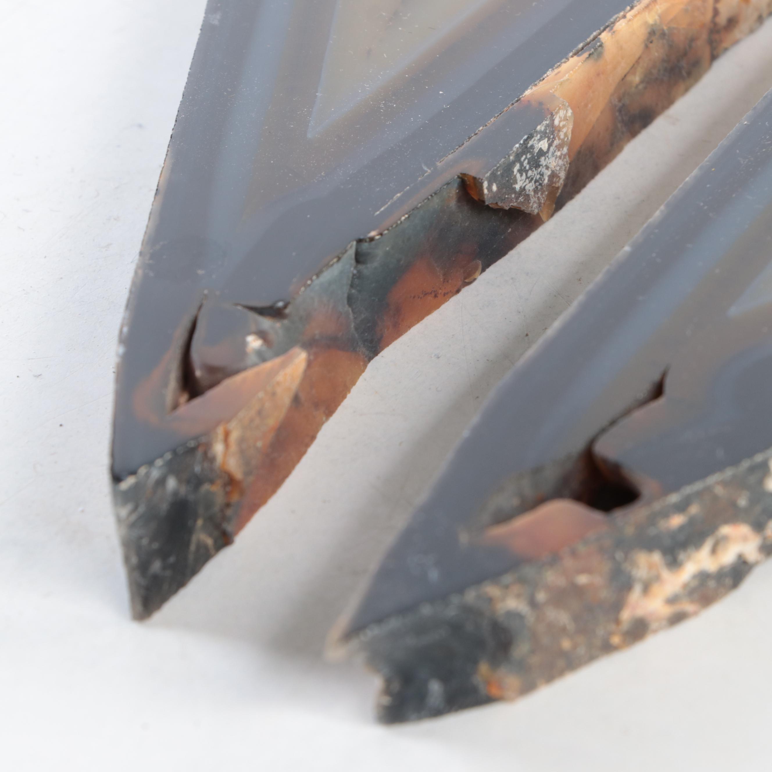 Assembled Sliced Banded Agate Geode Slabs