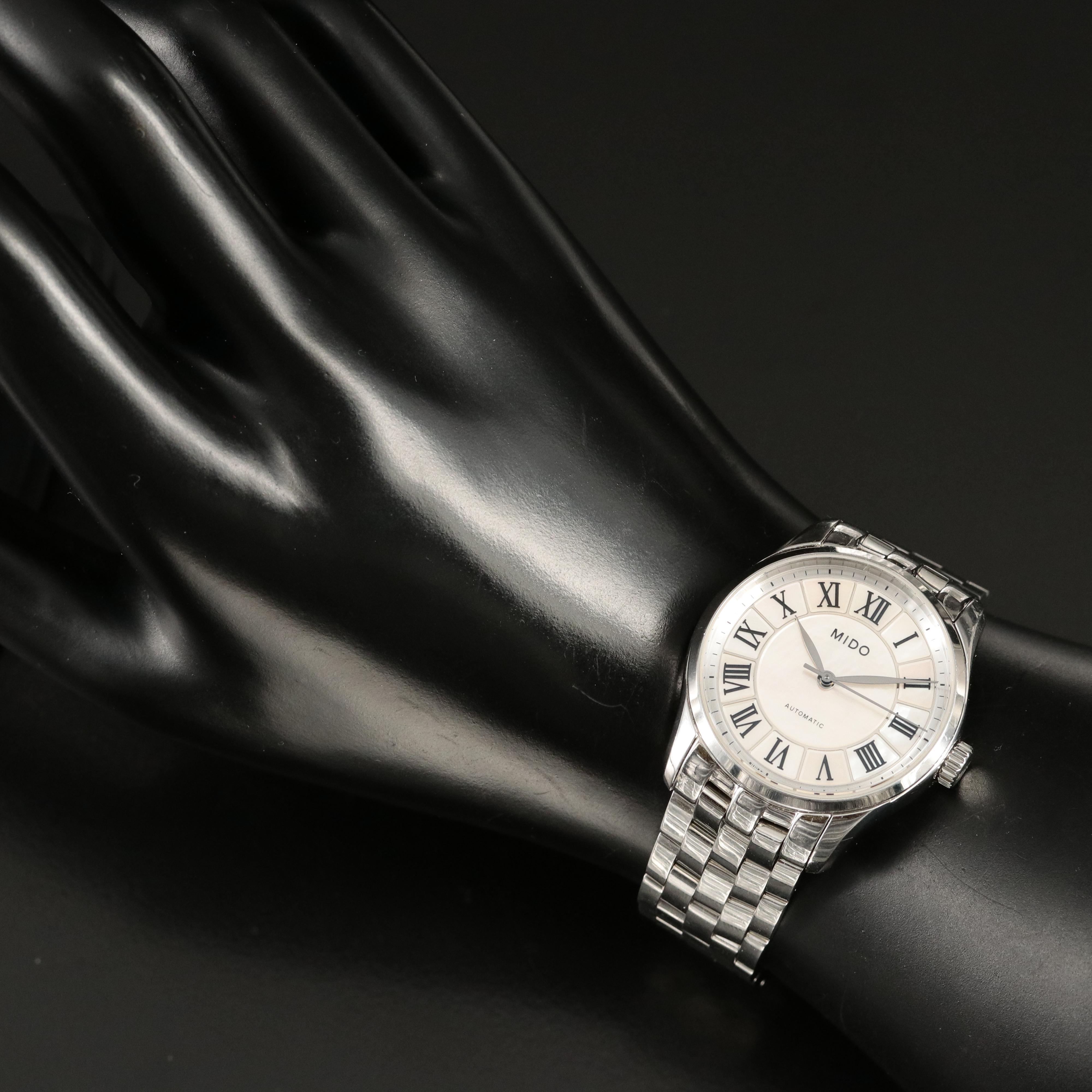 Mido Mother-of-Pearl Roman Dial Beluna II Watch