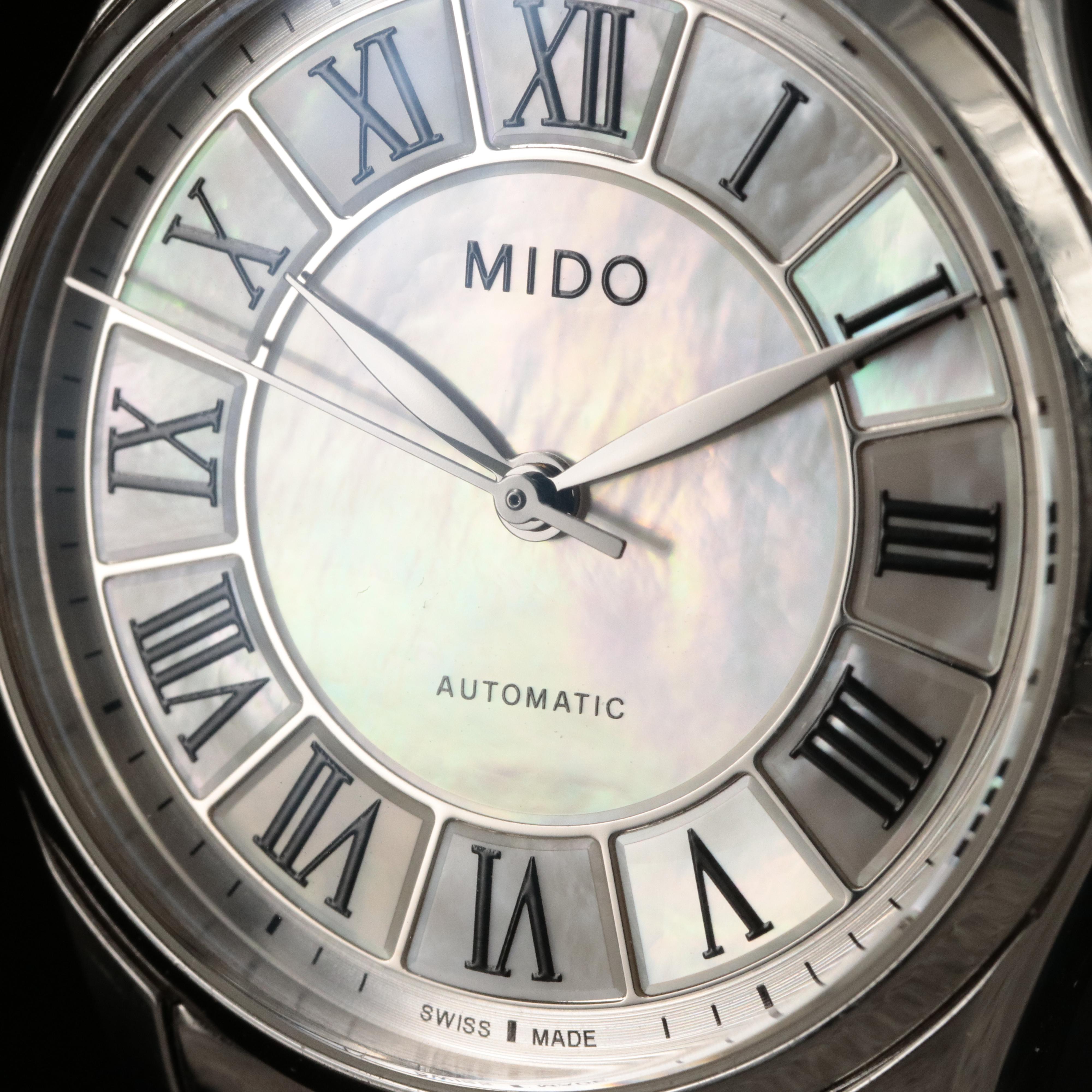 Mido Mother-of-Pearl Roman Dial Beluna II Watch