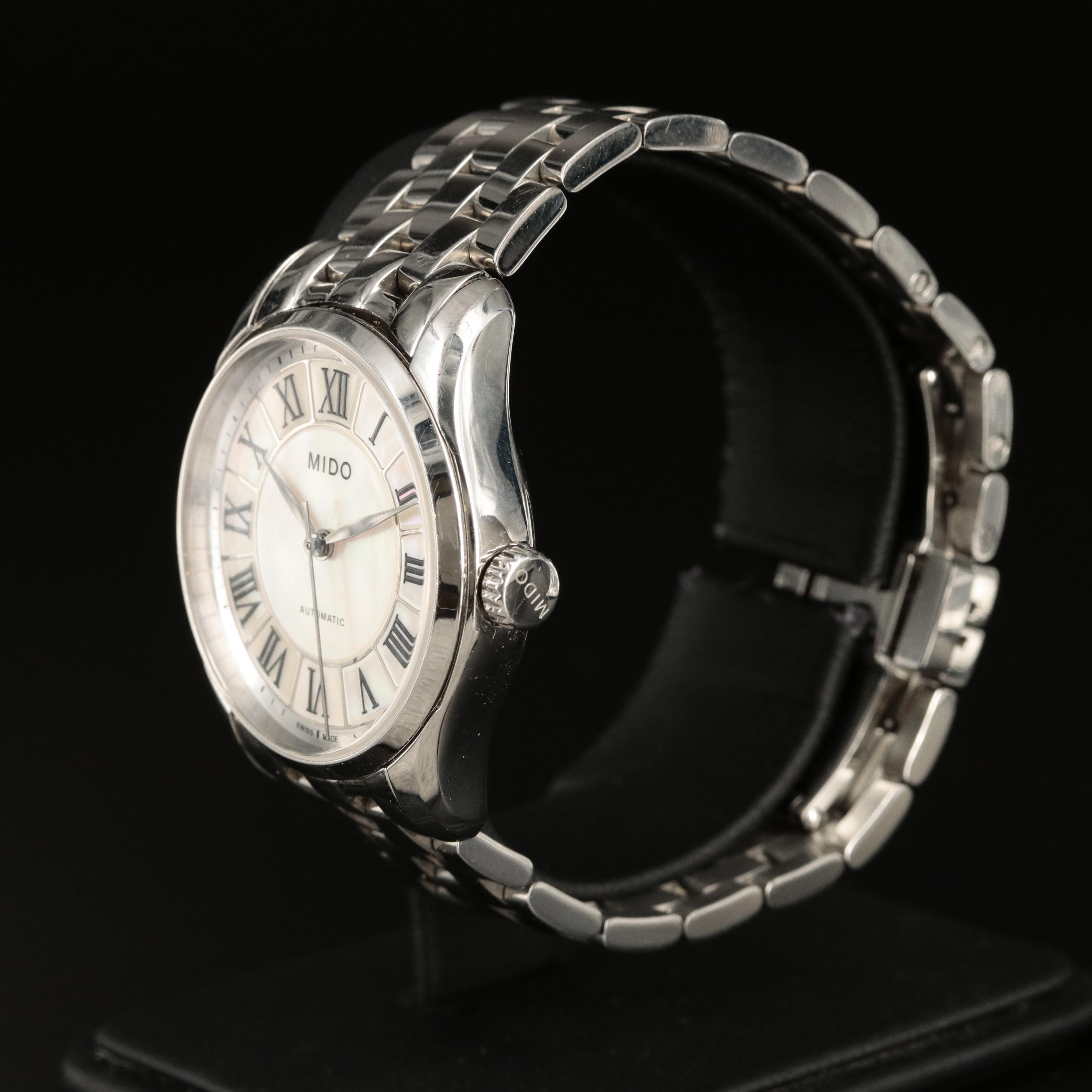 Mido Mother-of-Pearl Roman Dial Beluna II Watch