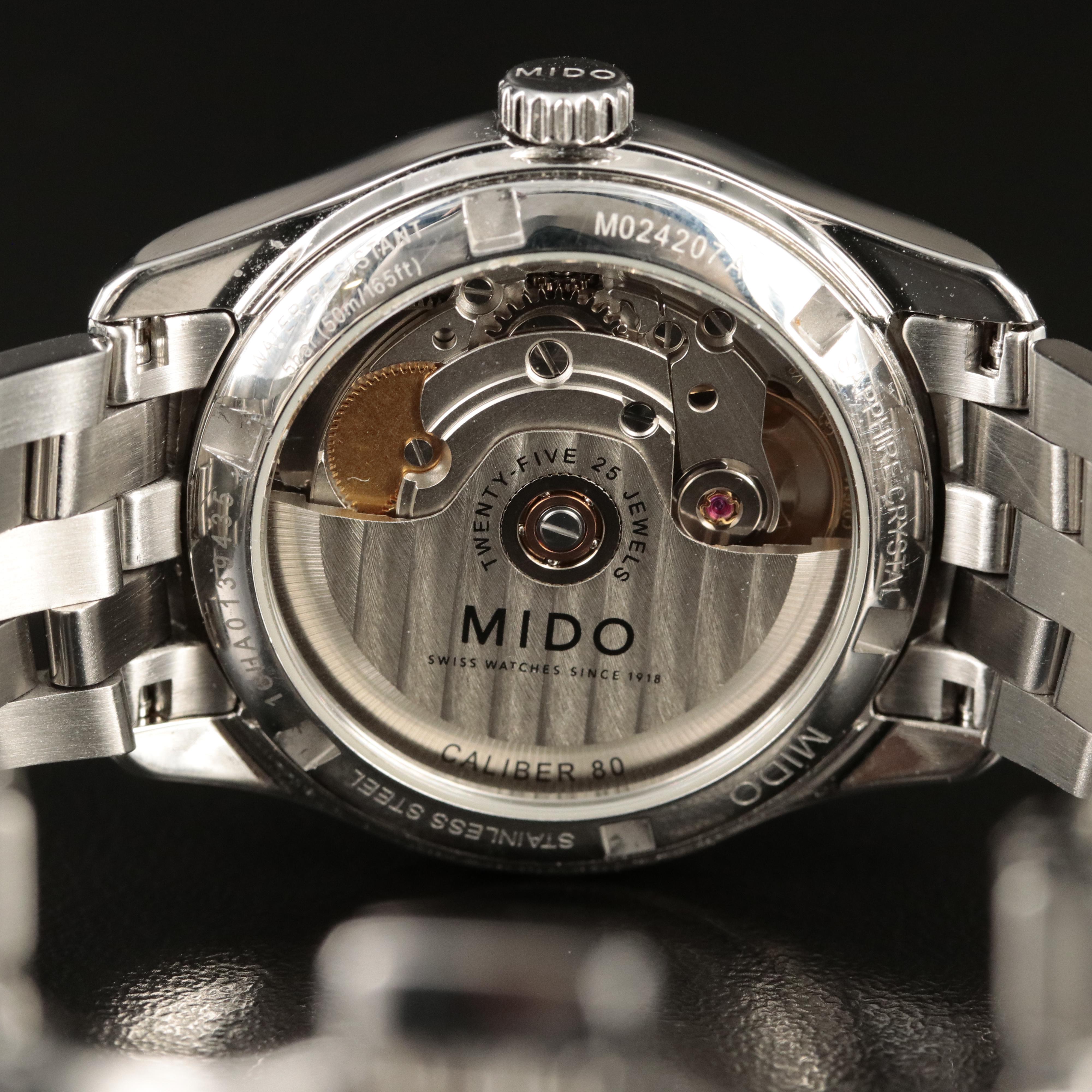 Mido Mother-of-Pearl Roman Dial Beluna II Watch