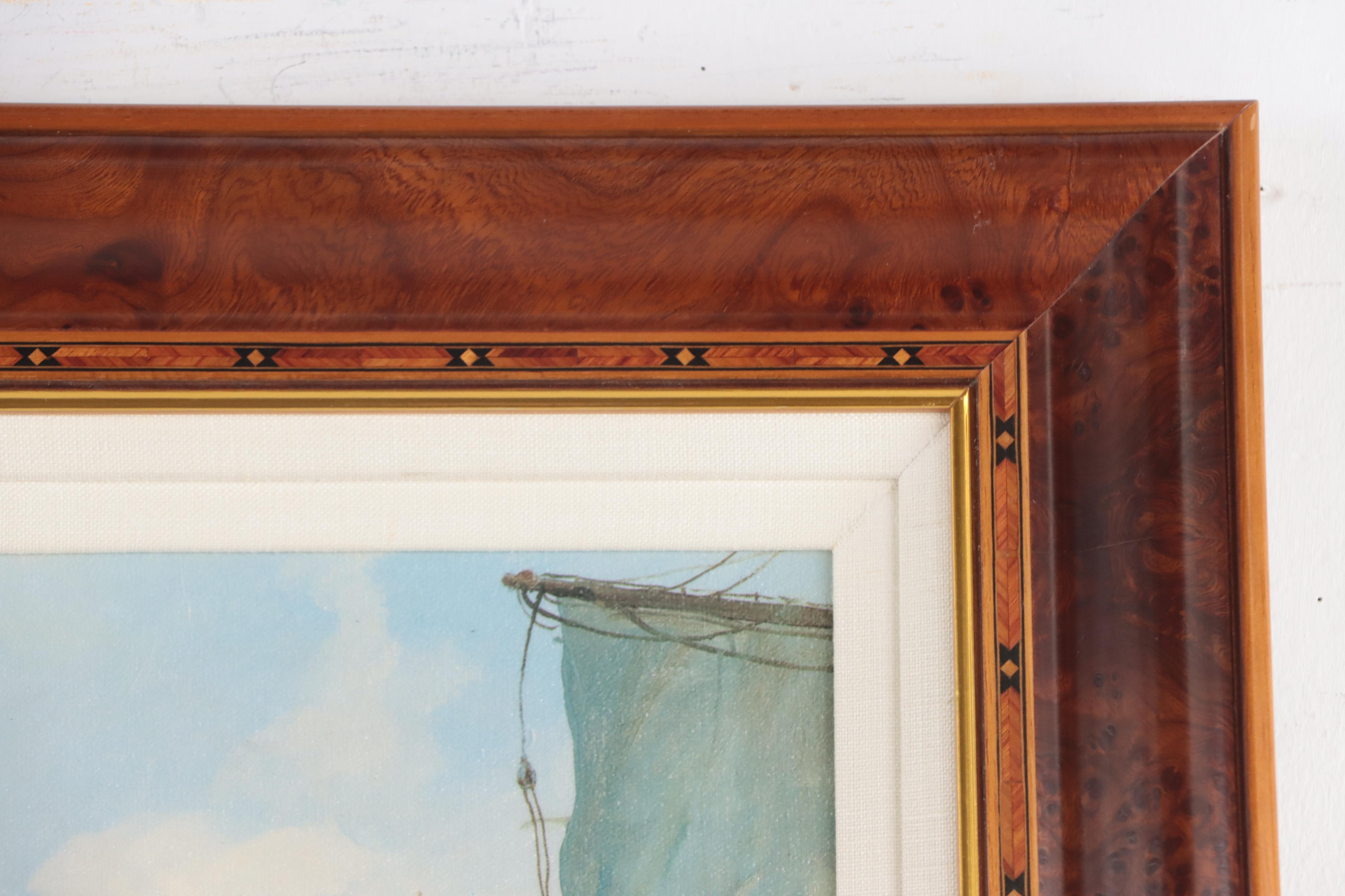 Charles Vickery Naval Scene Offset Lithograph "Storm of Battle"