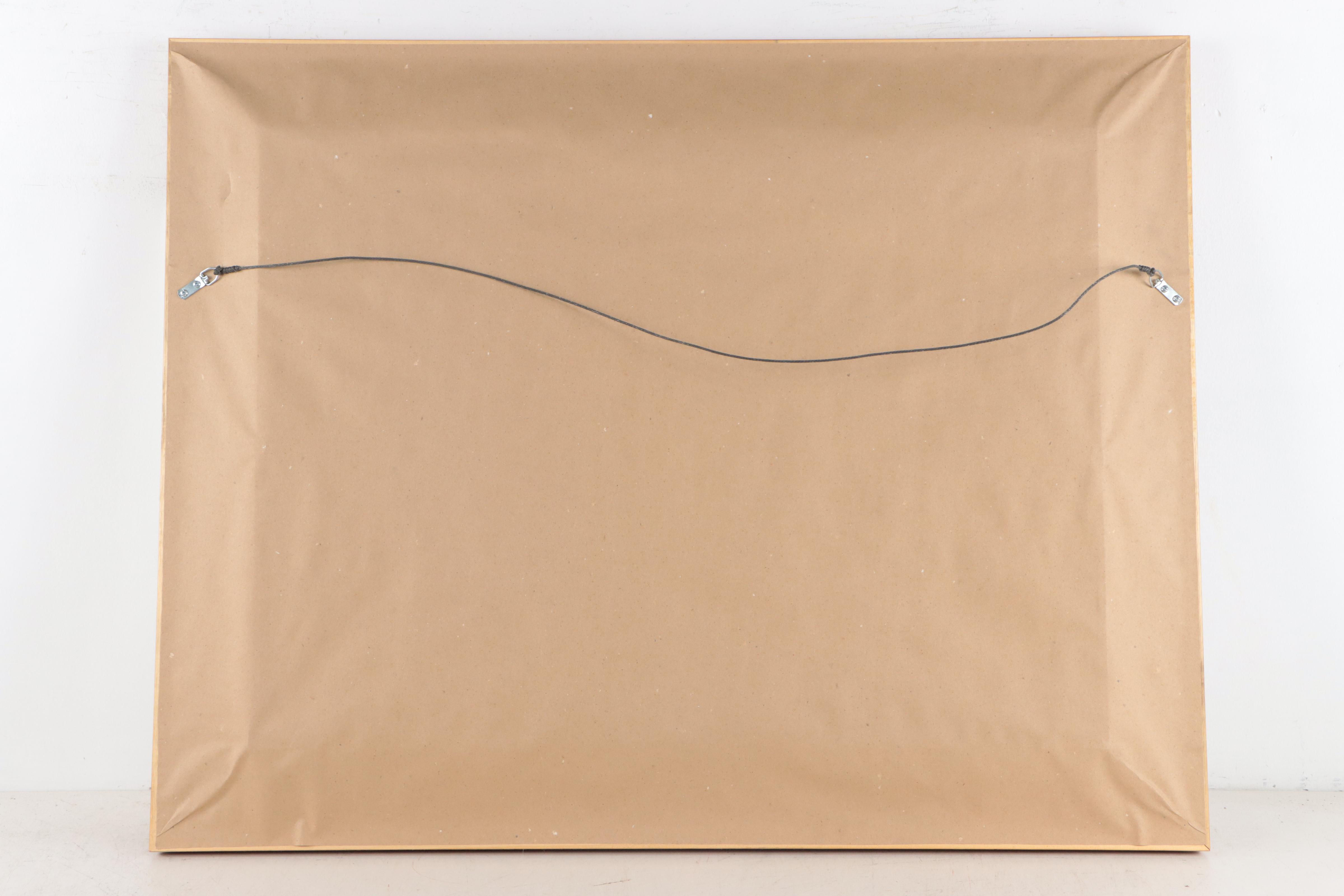 Charles Vickery Naval Scene Offset Lithograph "Storm of Battle"