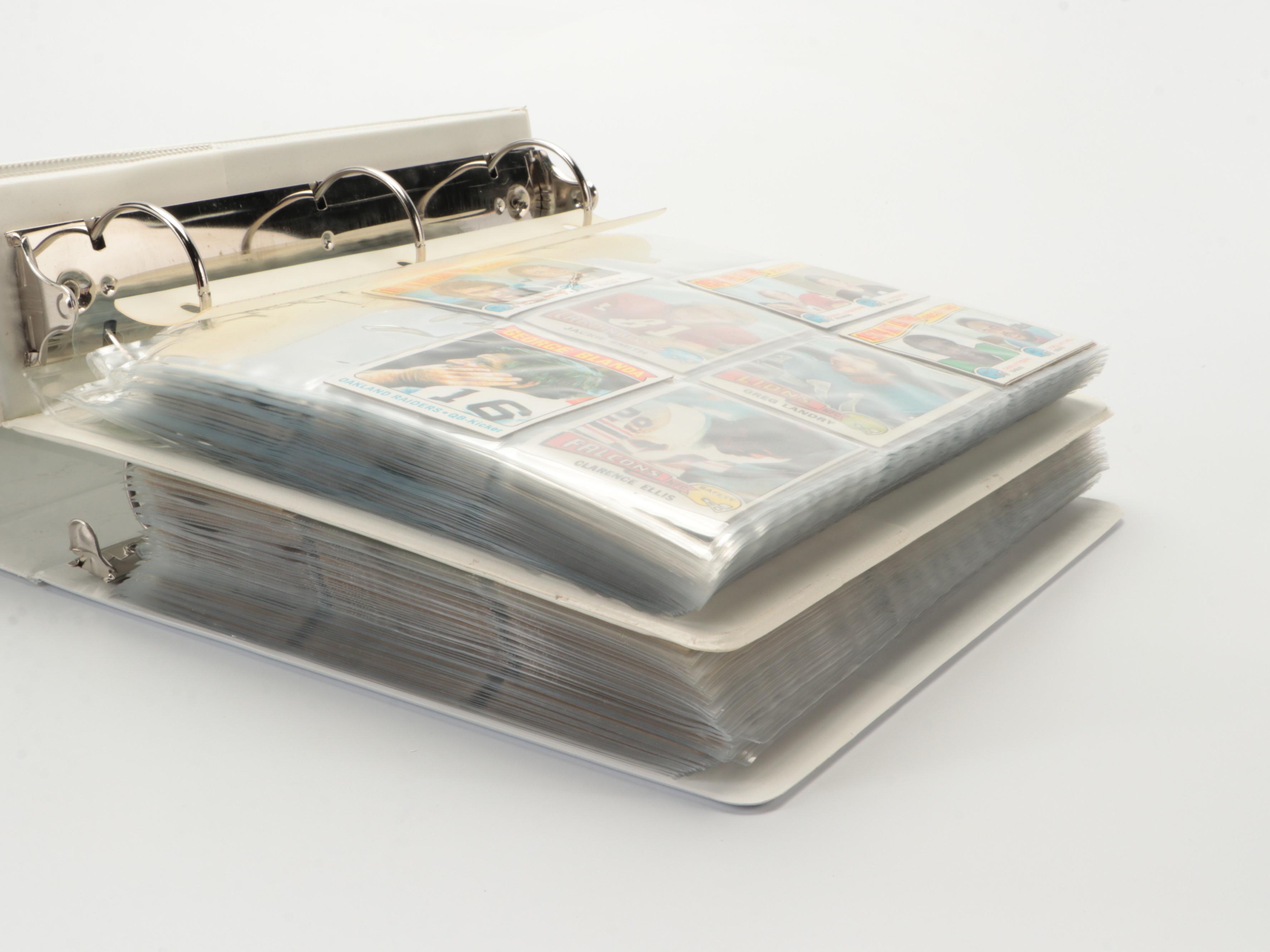 1974 and 1975 Topps Football Cards with Bob Lilly, Lynn Swan, and More