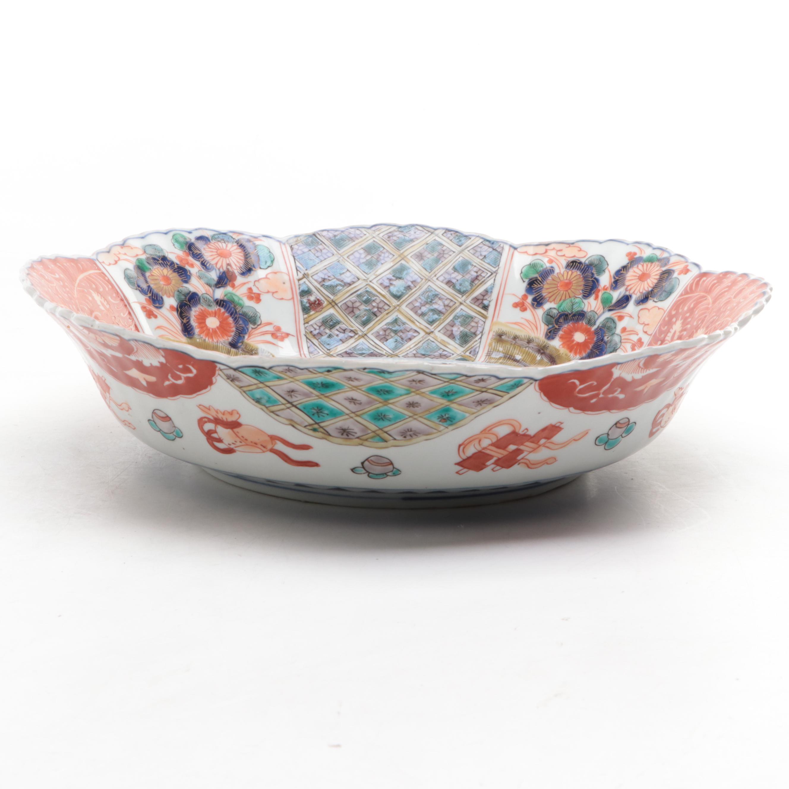 Japanese Imari Bowl with Stand