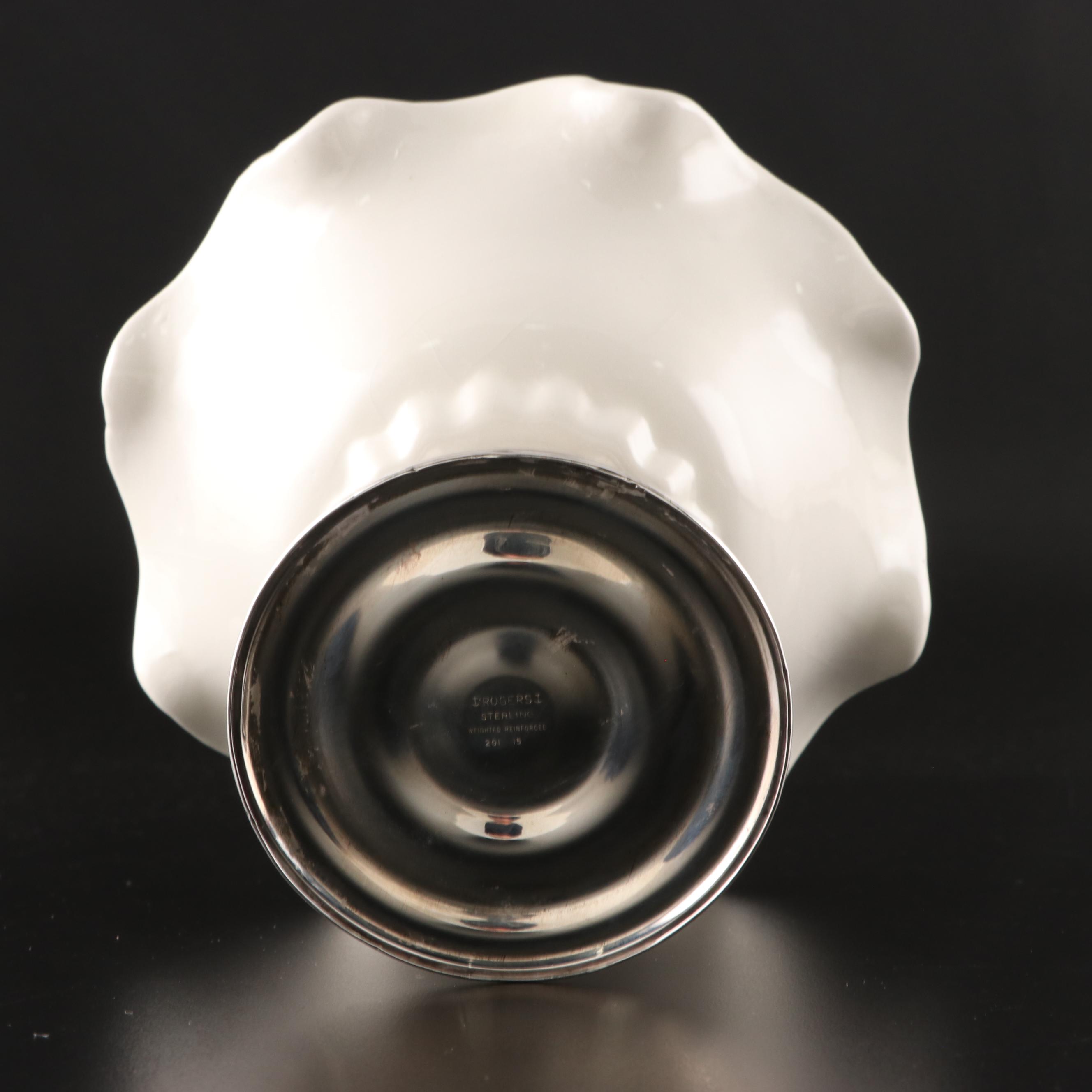 Wedgwood "Nautilus Lustre" Centerpiece Bowl and Other Compotes