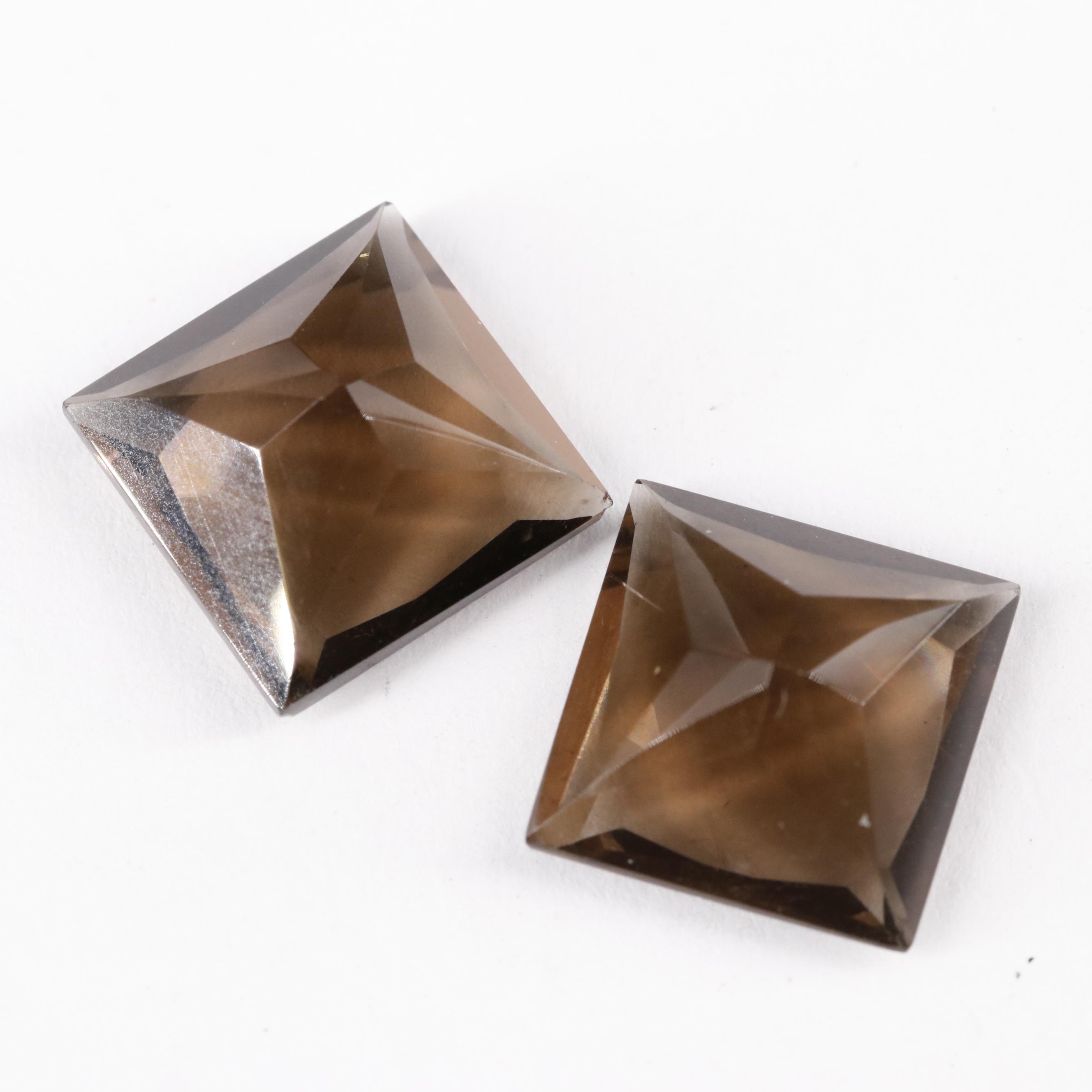 Loose 13.70 CTW Smoky Quartz Lot