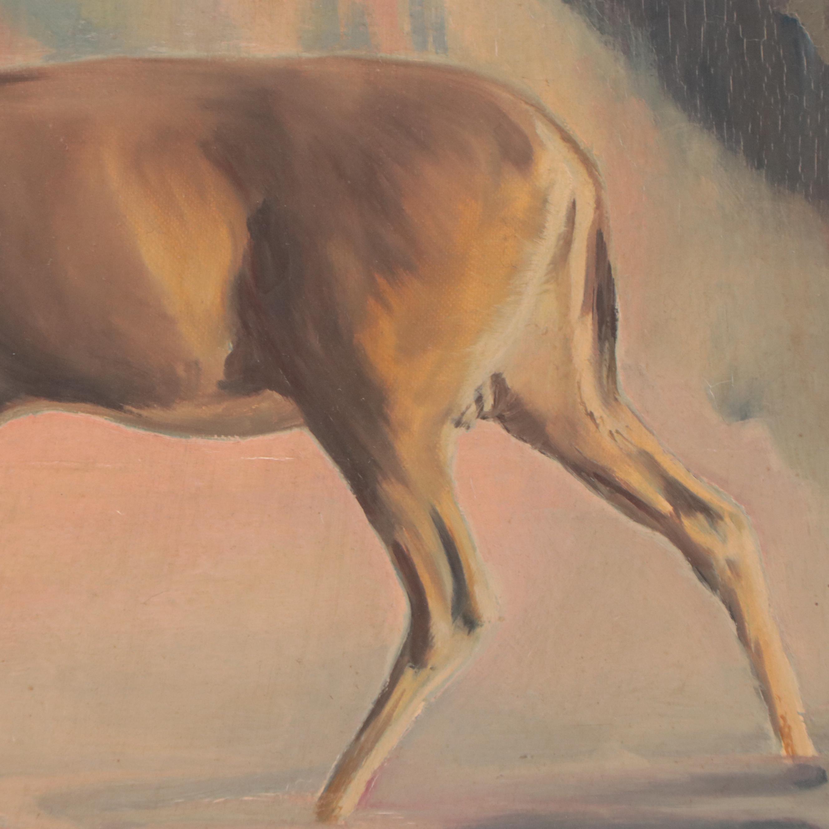 Dan Burne Jones Wilderness Landscape Oil Painting, 1960