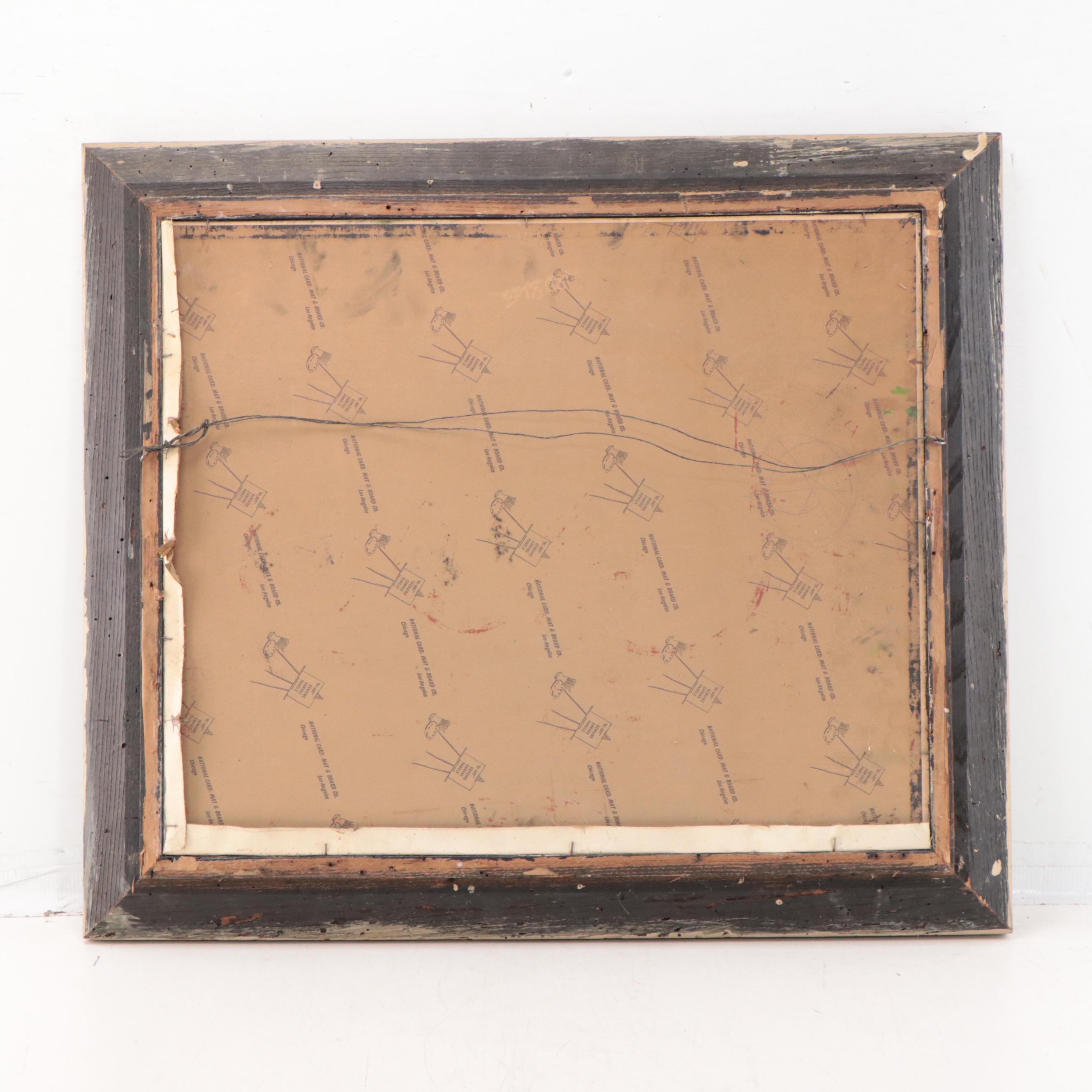 Dan Burne Jones Wilderness Landscape Oil Painting, 1960