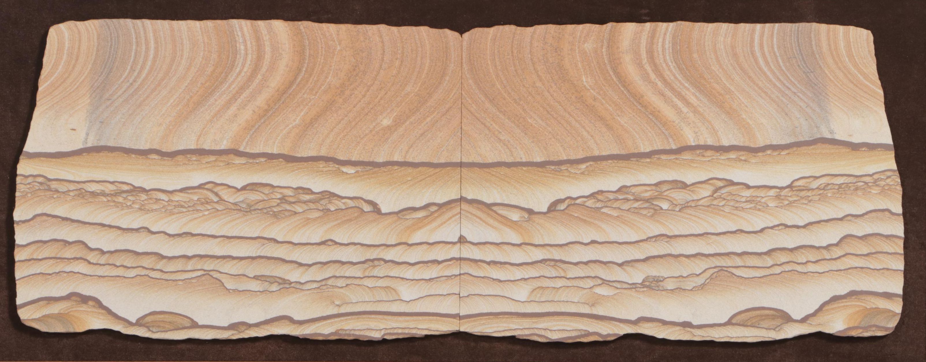 Mounted Kanab Sandstone "Landscape" Specimen