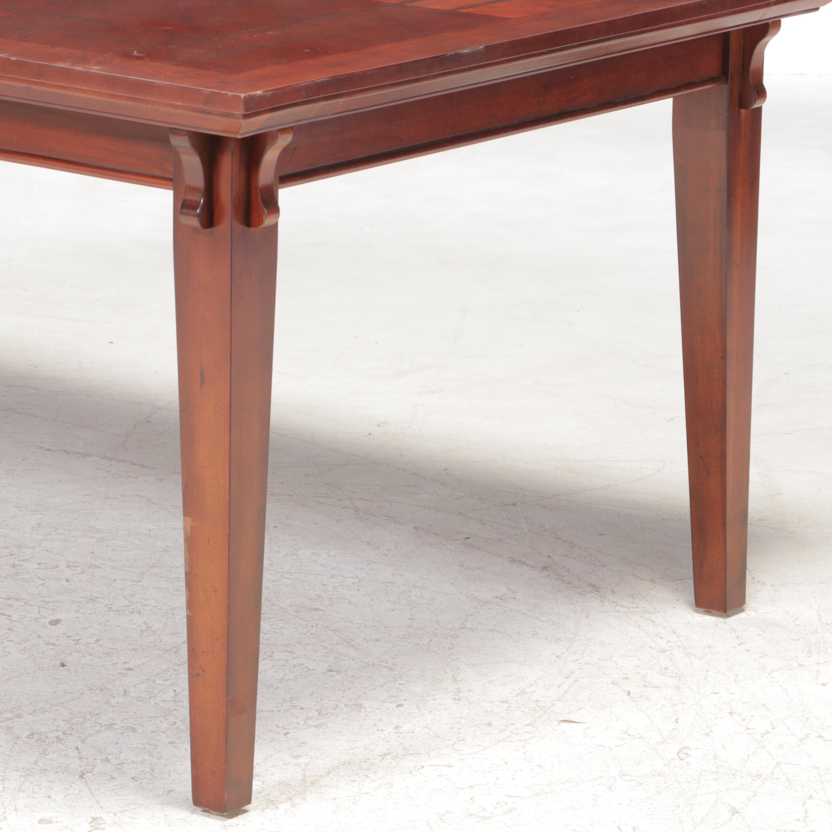 Broyhill "Vantana" Arts & Crafts Style Poplar and Cherry-Veneered Dining Set