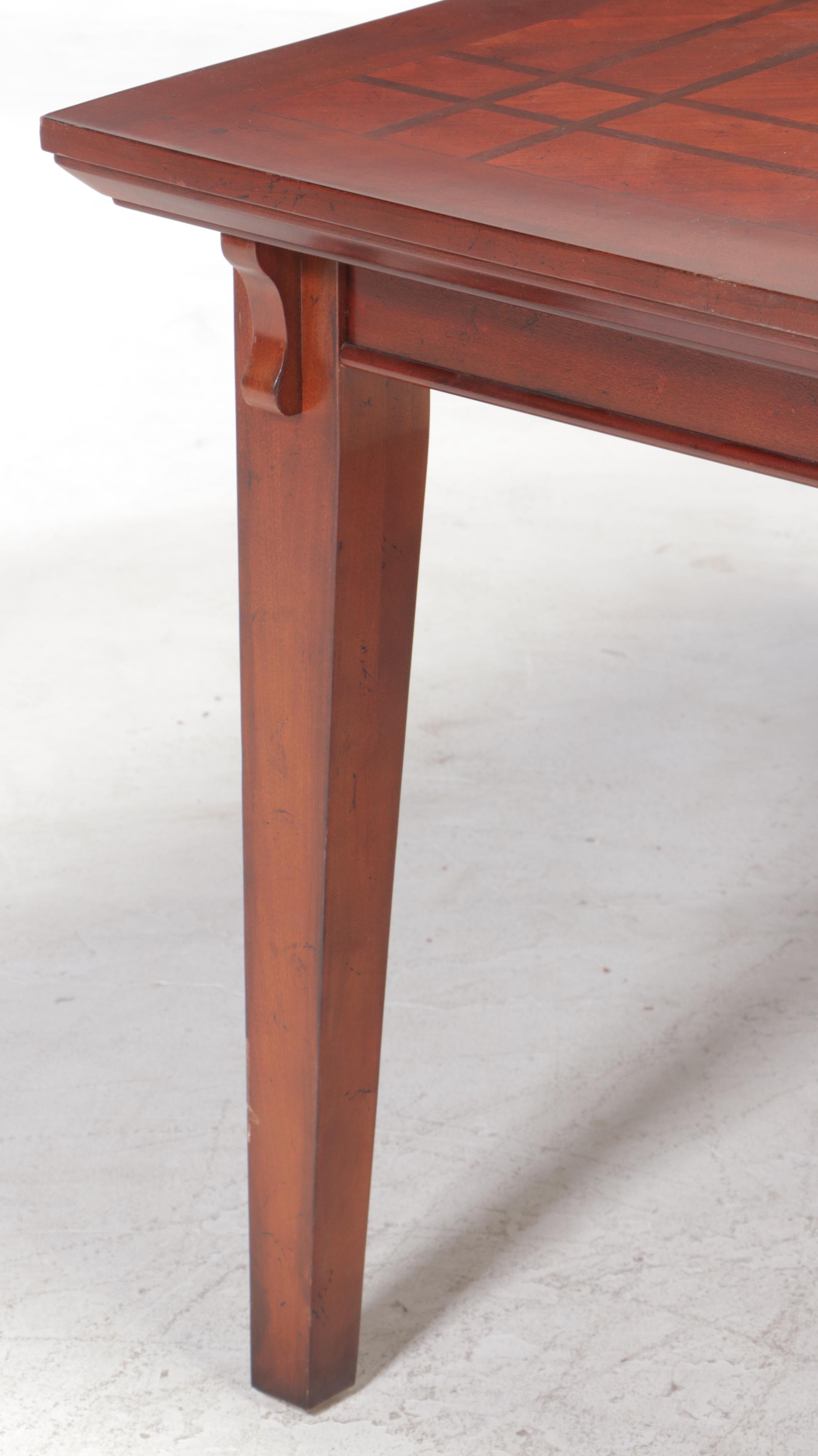 Broyhill "Vantana" Arts & Crafts Style Poplar and Cherry-Veneered Dining Set