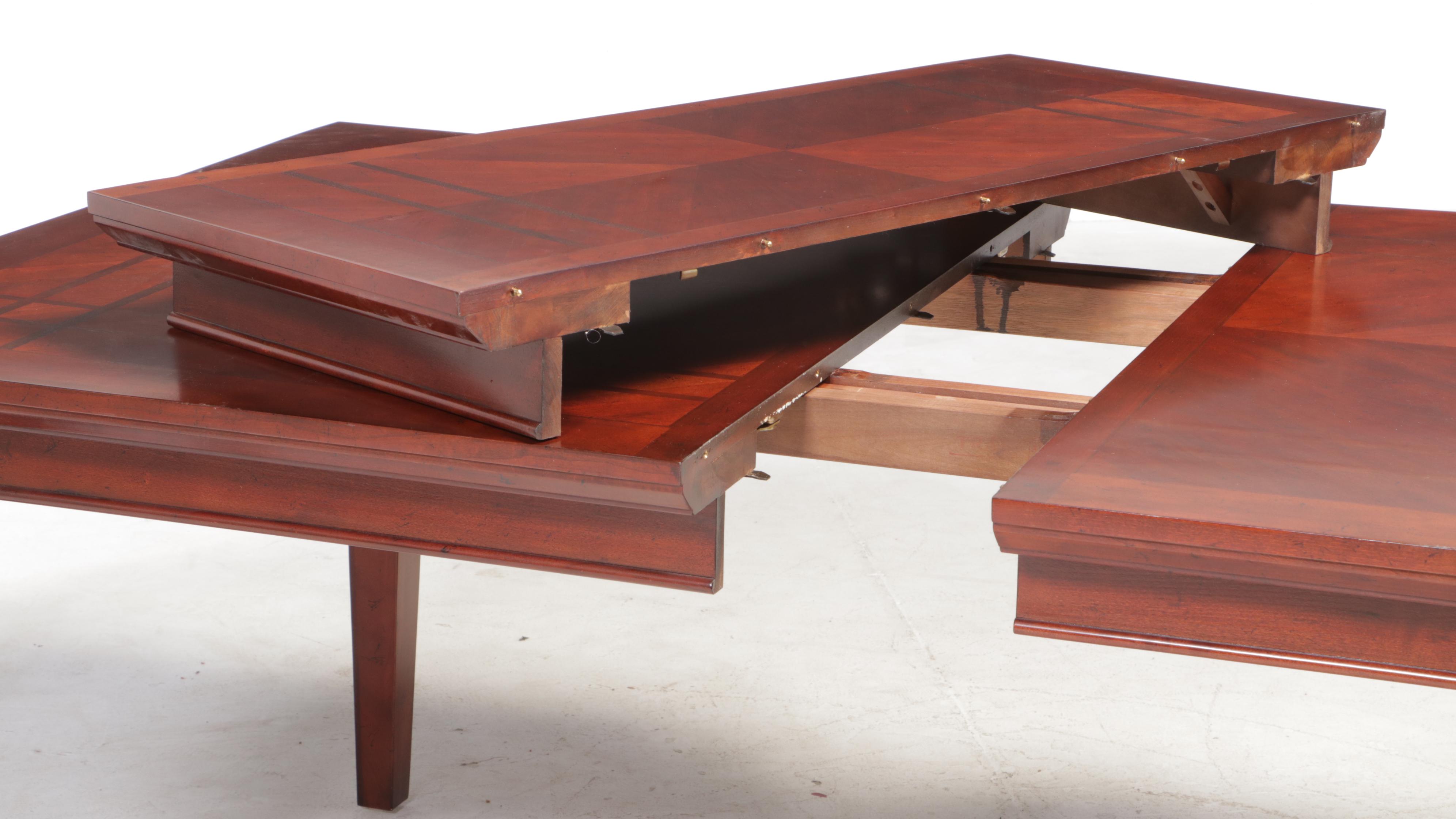 Broyhill "Vantana" Arts & Crafts Style Poplar and Cherry-Veneered Dining Set