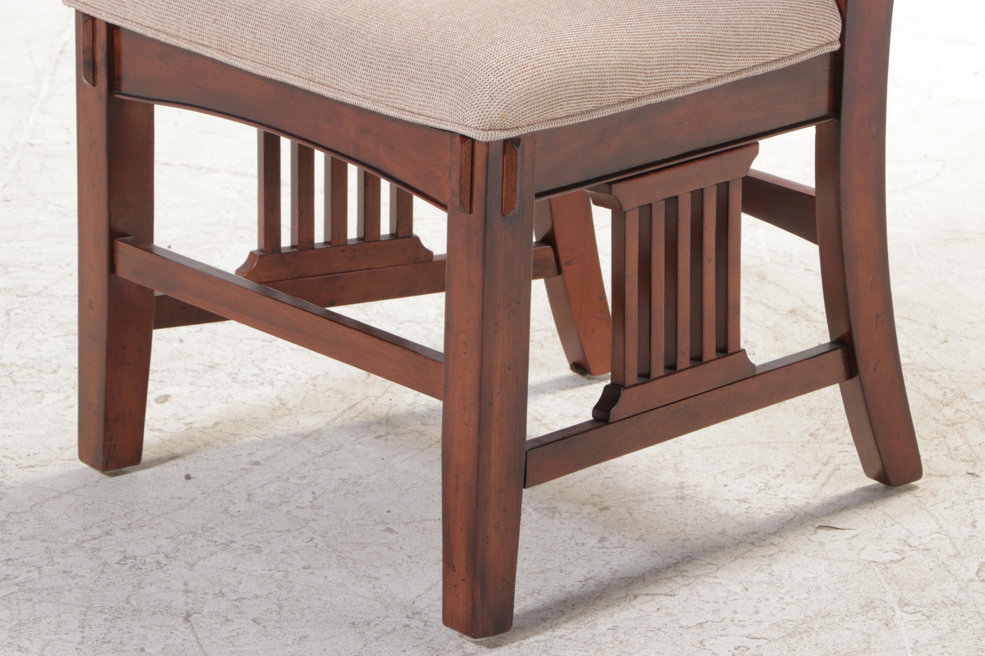 Broyhill "Vantana" Arts & Crafts Style Poplar and Cherry-Veneered Dining Set