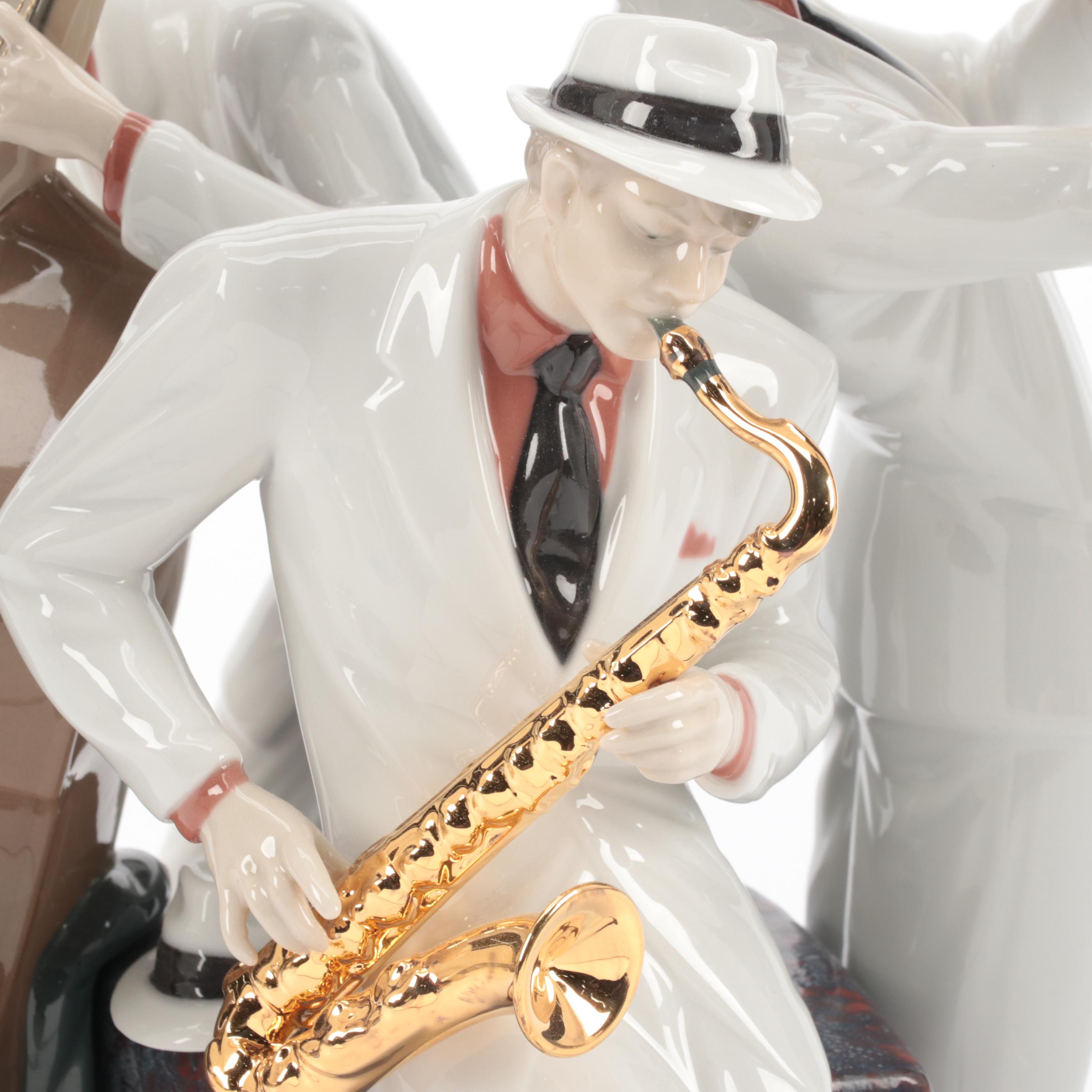 Lladró "Jazz Trio" Limited Edition Porcelain Figurine, 2011