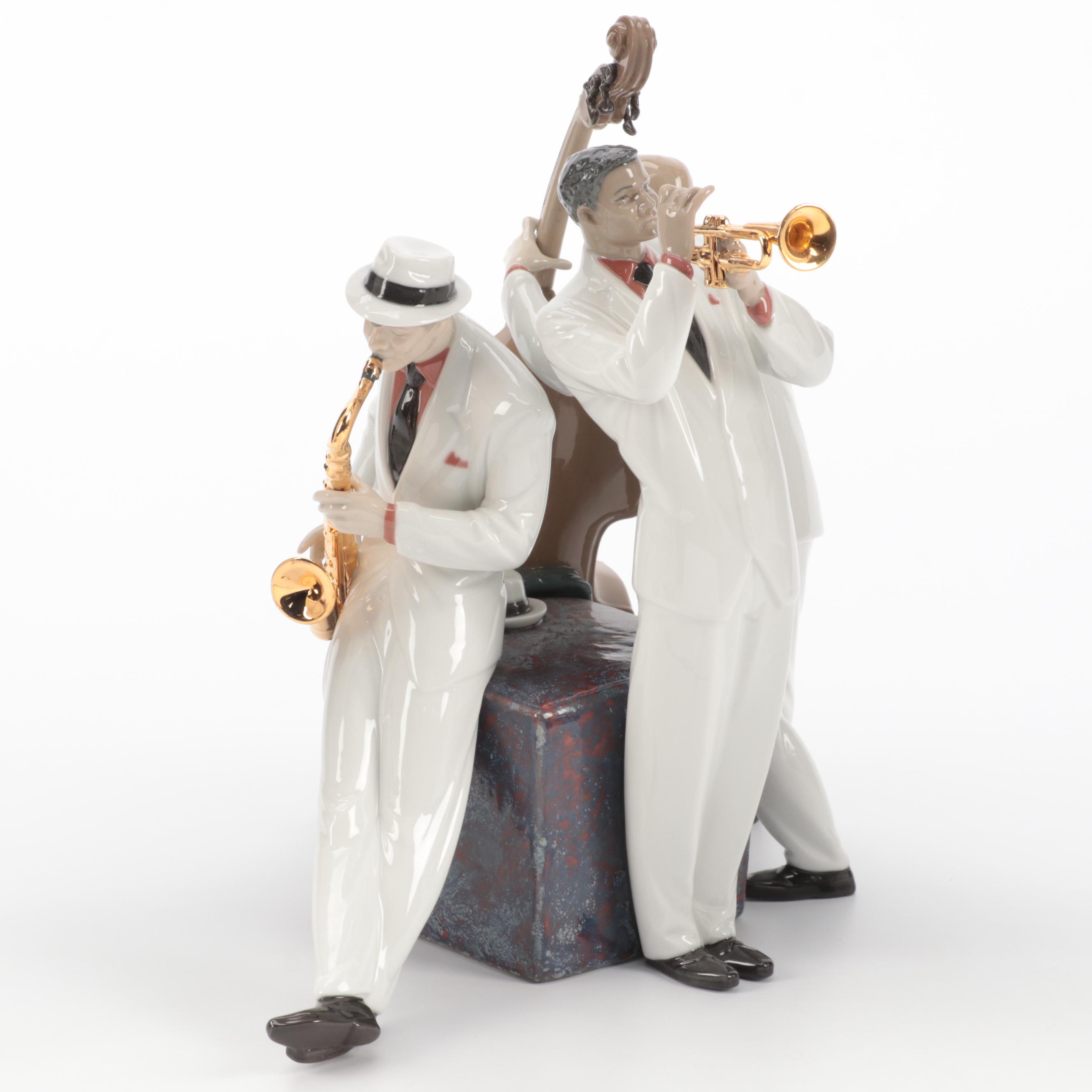Lladró "Jazz Trio" Limited Edition Porcelain Figurine, 2011