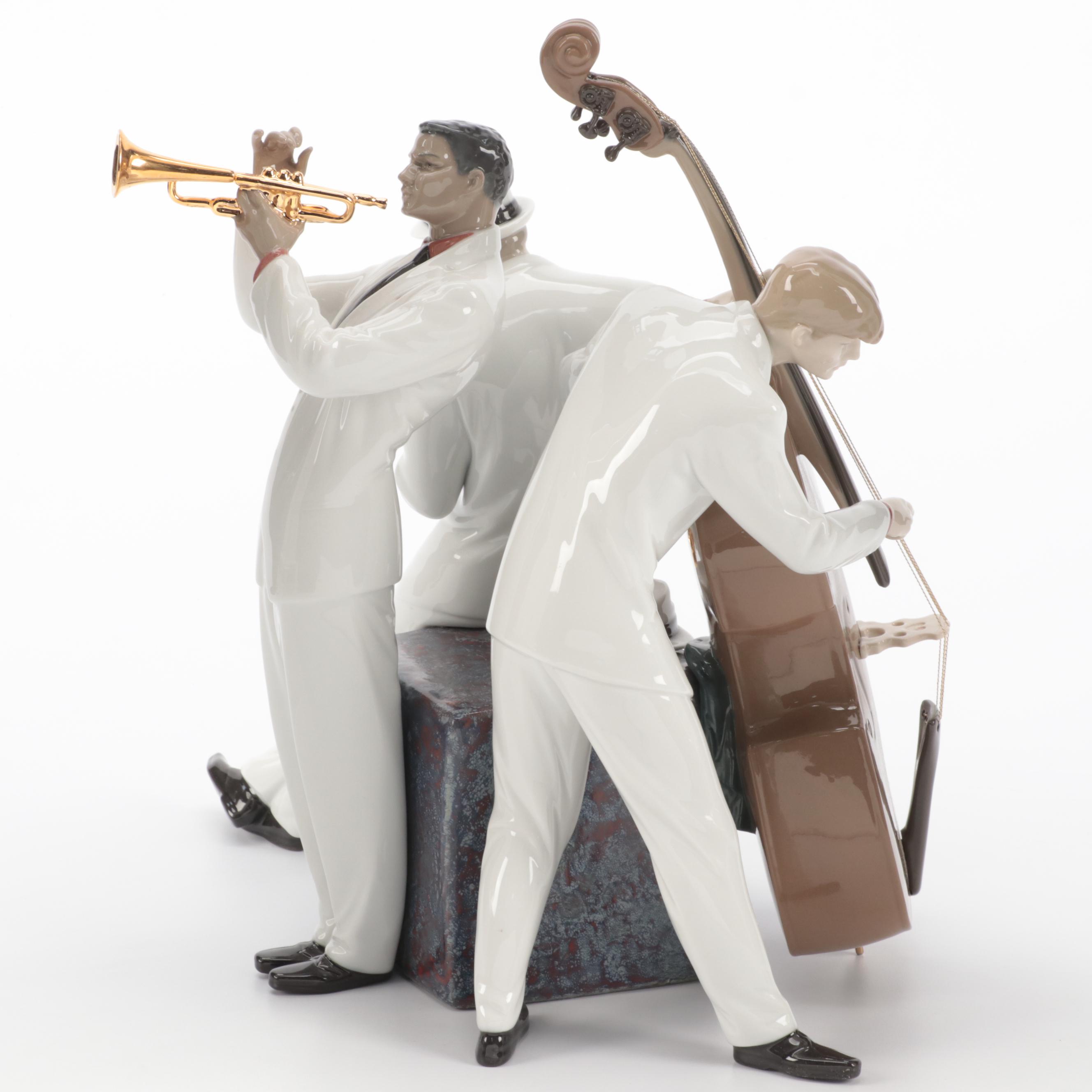 Lladró "Jazz Trio" Limited Edition Porcelain Figurine, 2011